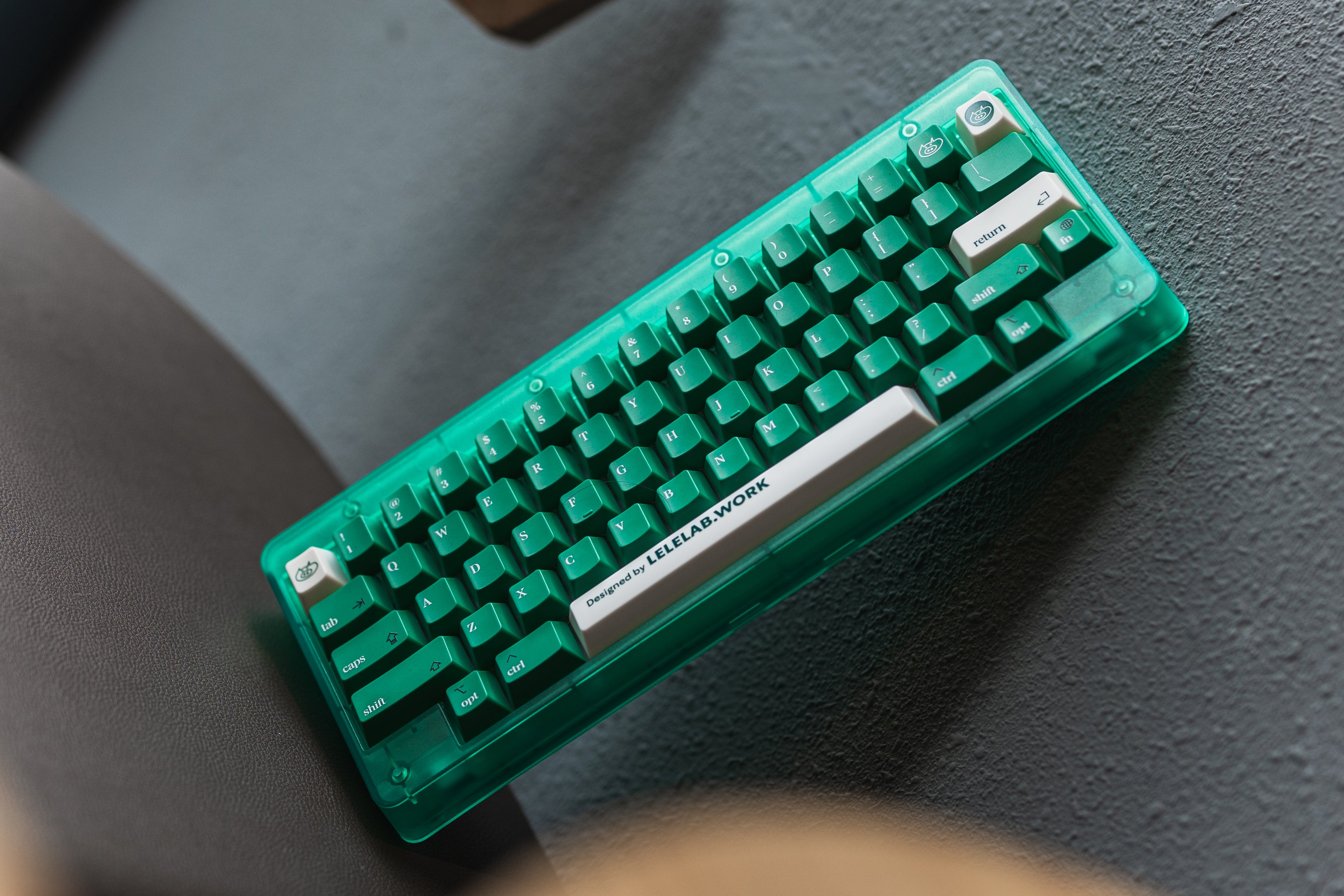 In Stock] LeleLab Supsup Colombian Green Emerald Keycap Set