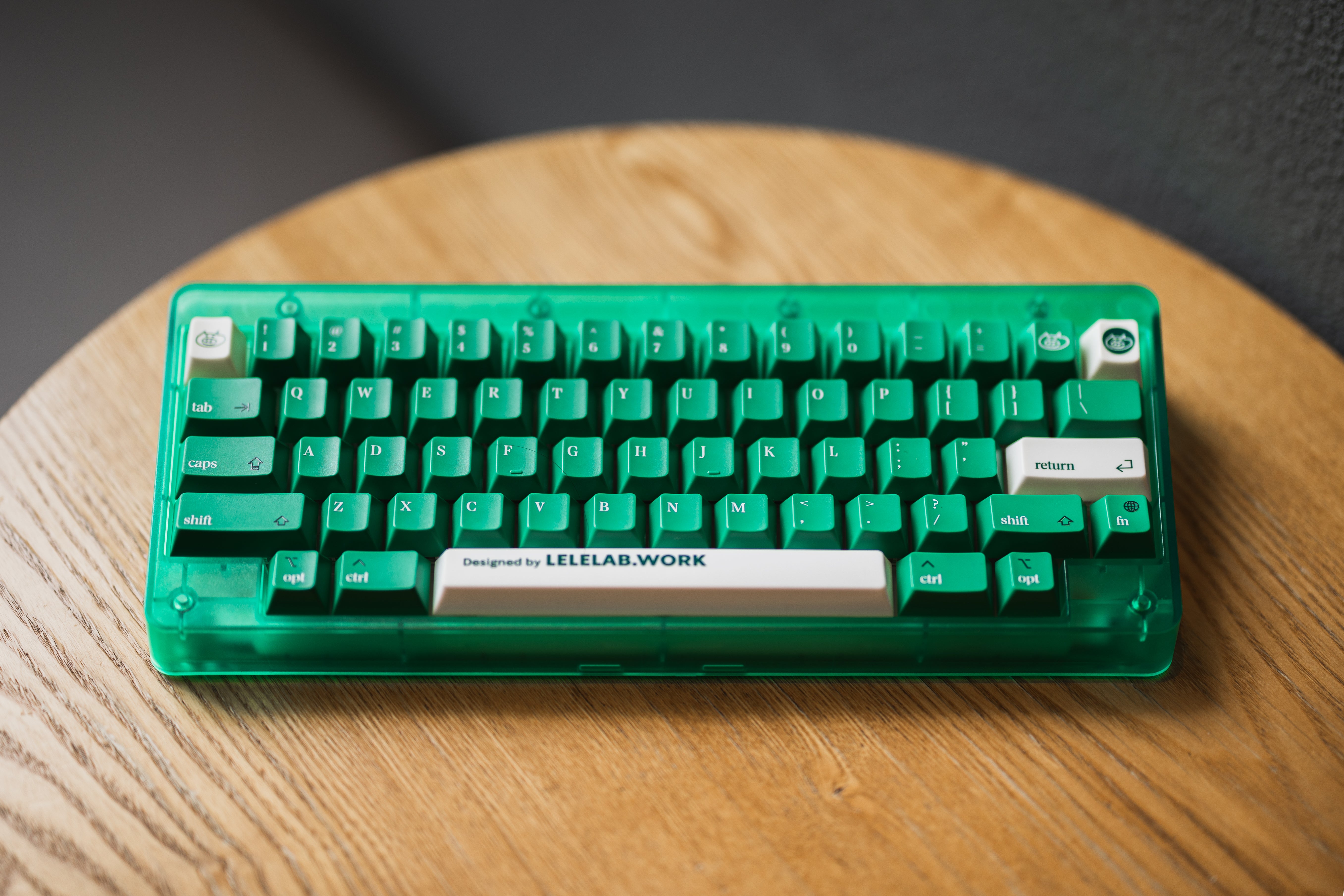In Stock] LeleLab Supsup Colombian Green Emerald Keycap Set