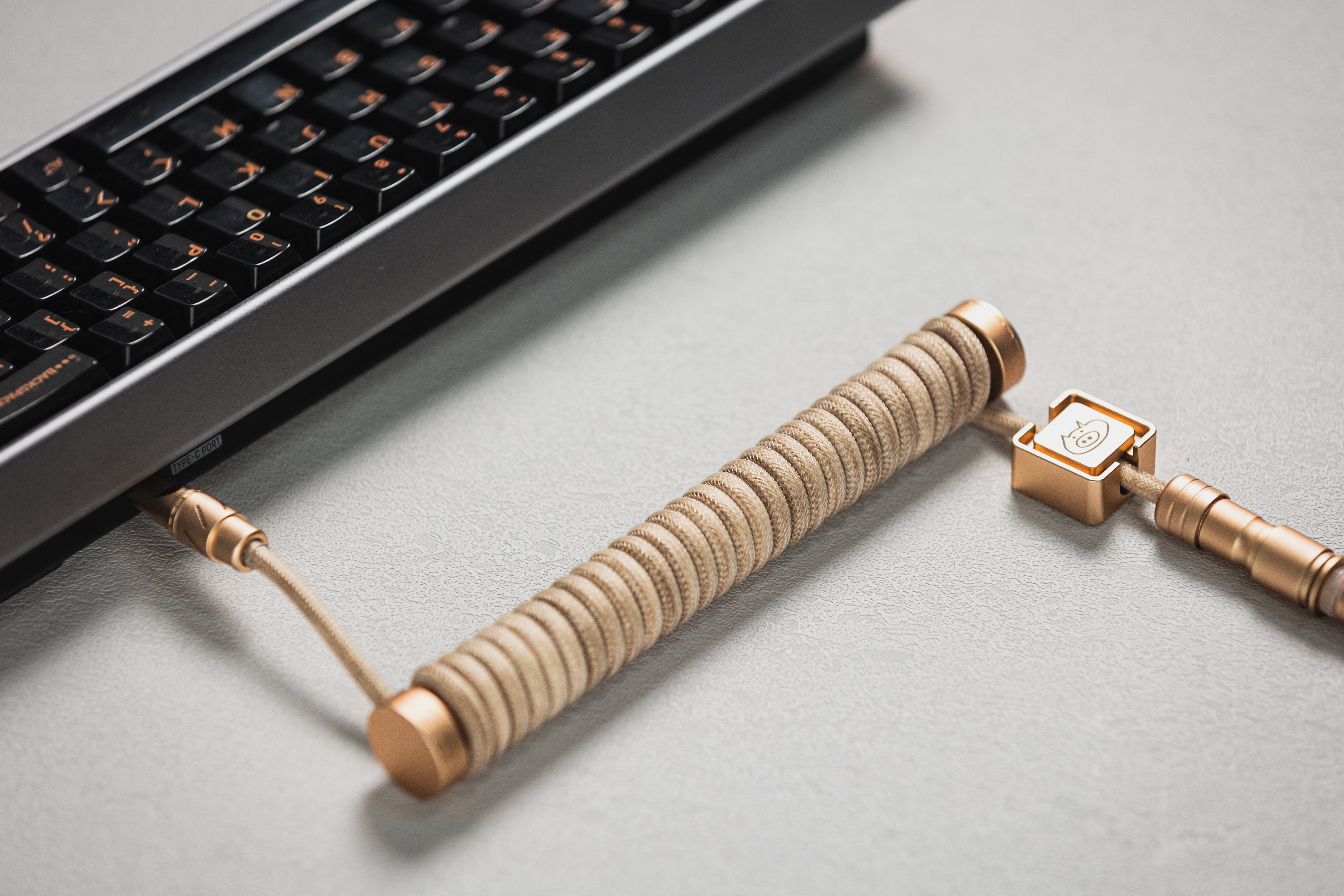 [In Stock] LeleLab x Win Shop Dune Coiled Aviator USB Cable