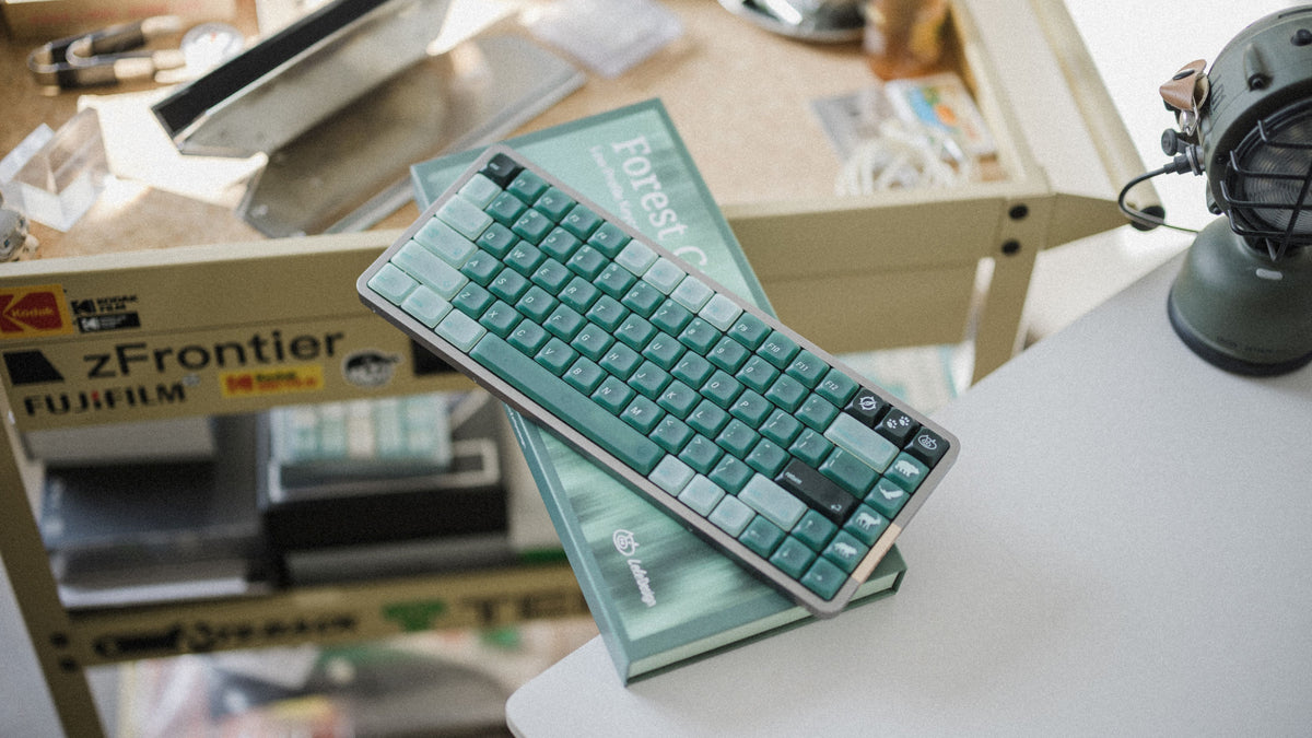 [In Stock] LeleDesign LowSup ForestGrey Keycaps Set