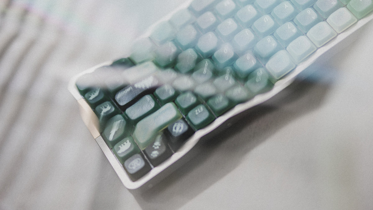 [In Stock] LeleDesign LowSup ForestGrey Keycaps Set