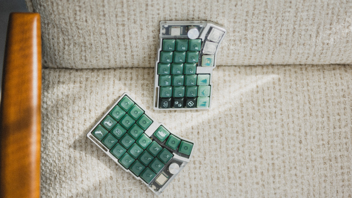 [In Stock] LeleDesign LowSup ForestGrey Keycaps Set