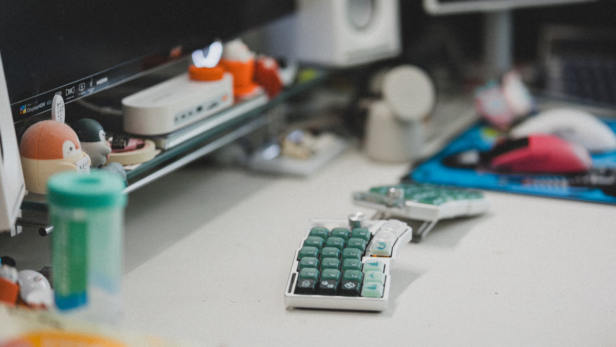 [In Stock] LeleDesign LowSup ForestGrey Keycaps Set