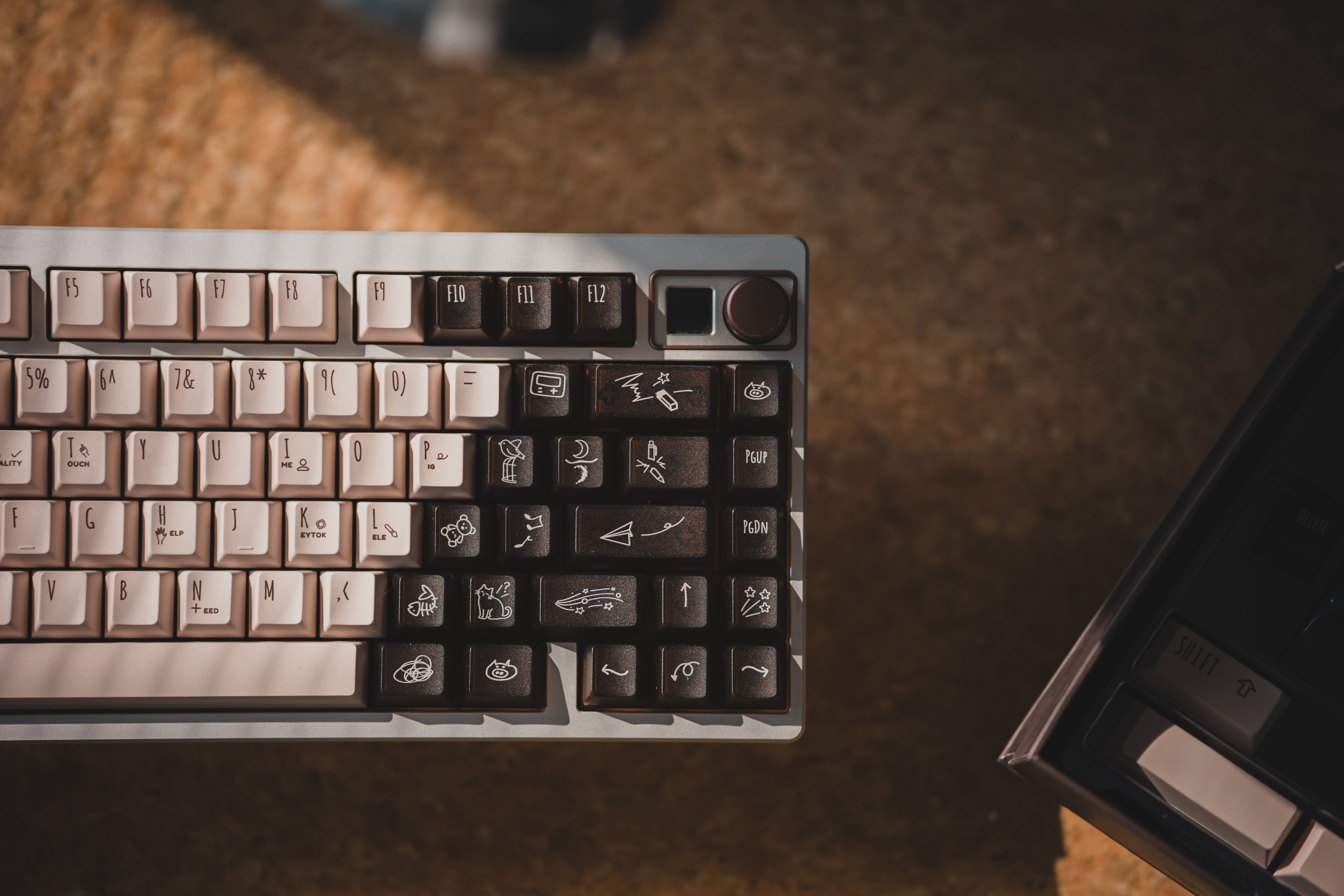 [In Stock] LeleLab x KeyTok Good Night,Cocoa Keycaps Set