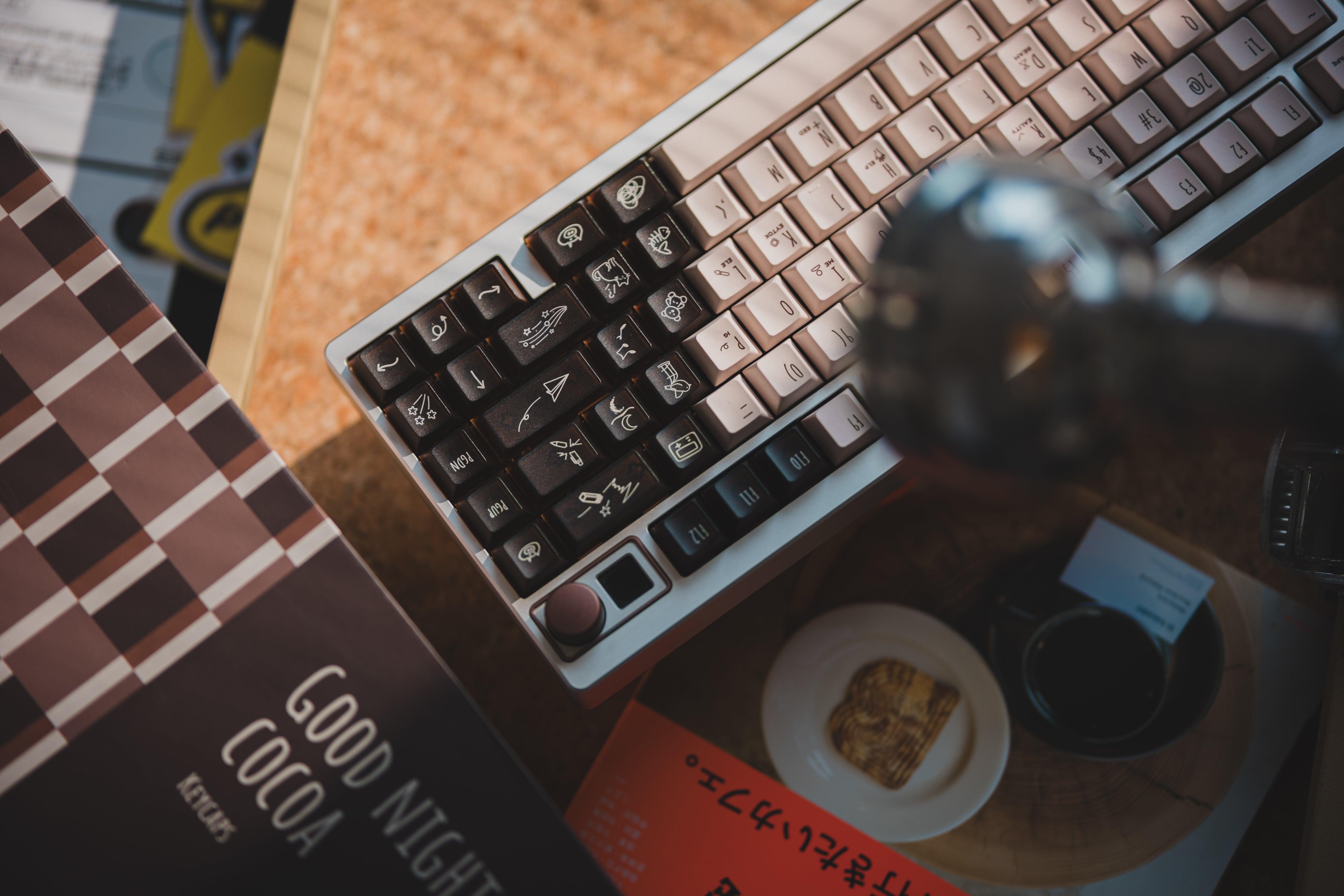 [In Stock] LeleLab x KeyTok Good Night,Cocoa Keycaps Set