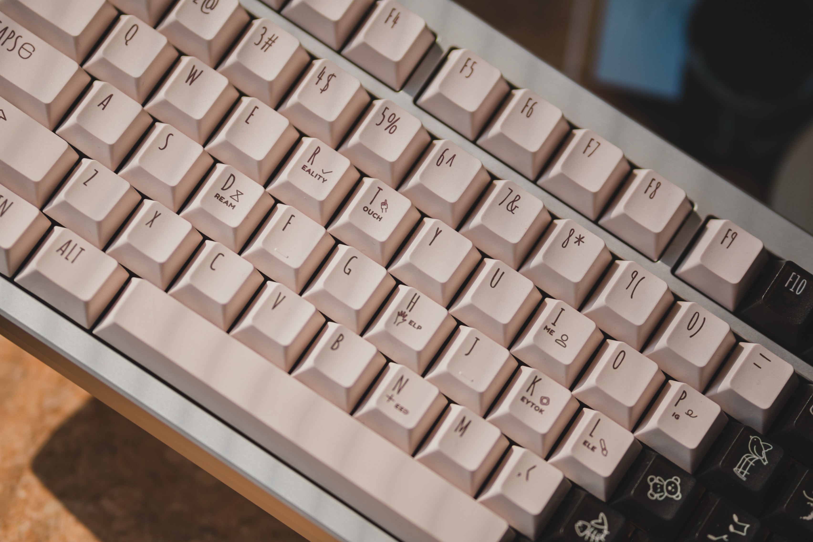 [In Stock] LeleLab x KeyTok Good Night,Cocoa Keycaps Set