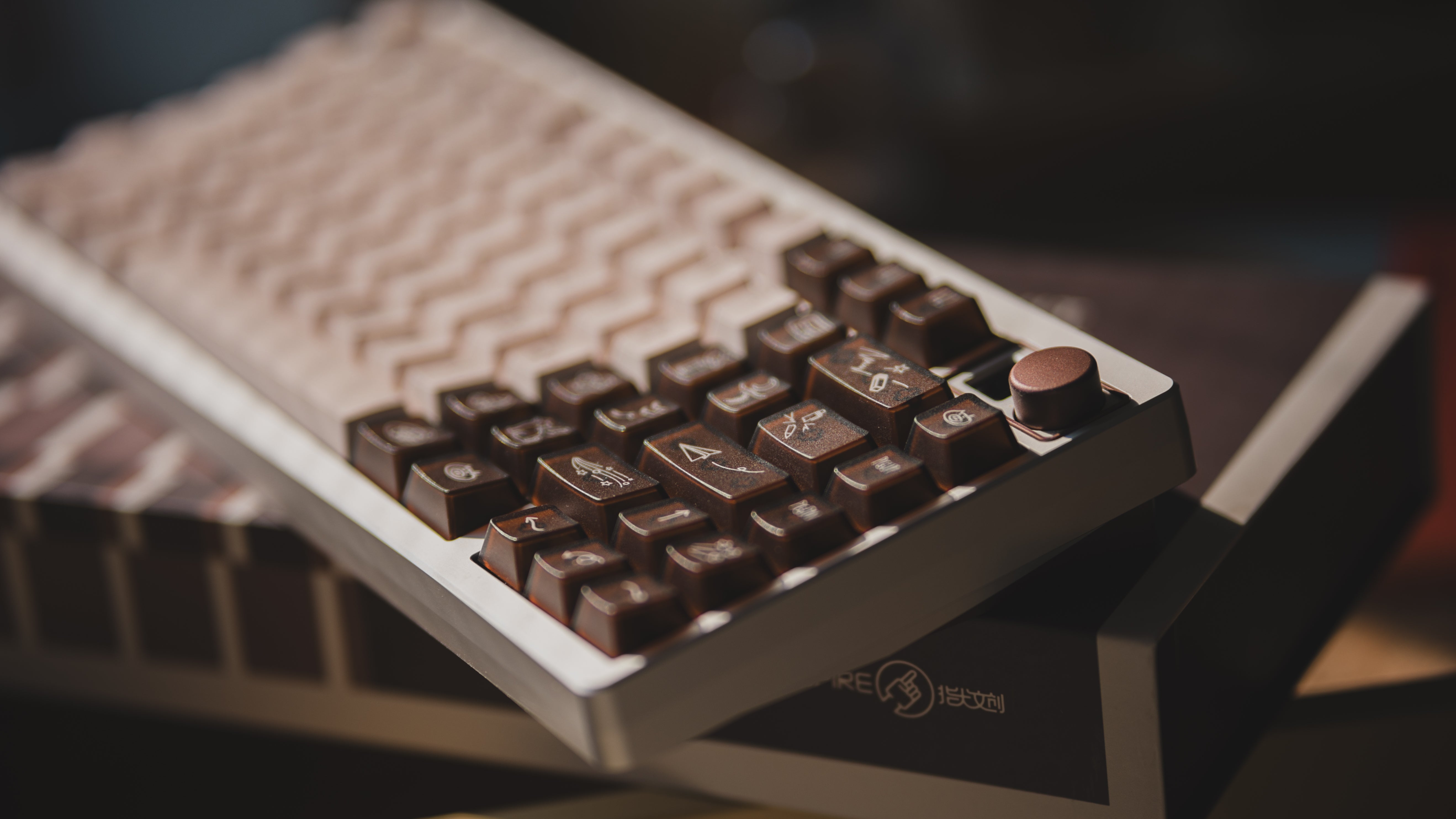 [In Stock] LeleLab x KeyTok Good Night,Cocoa Keycaps Set