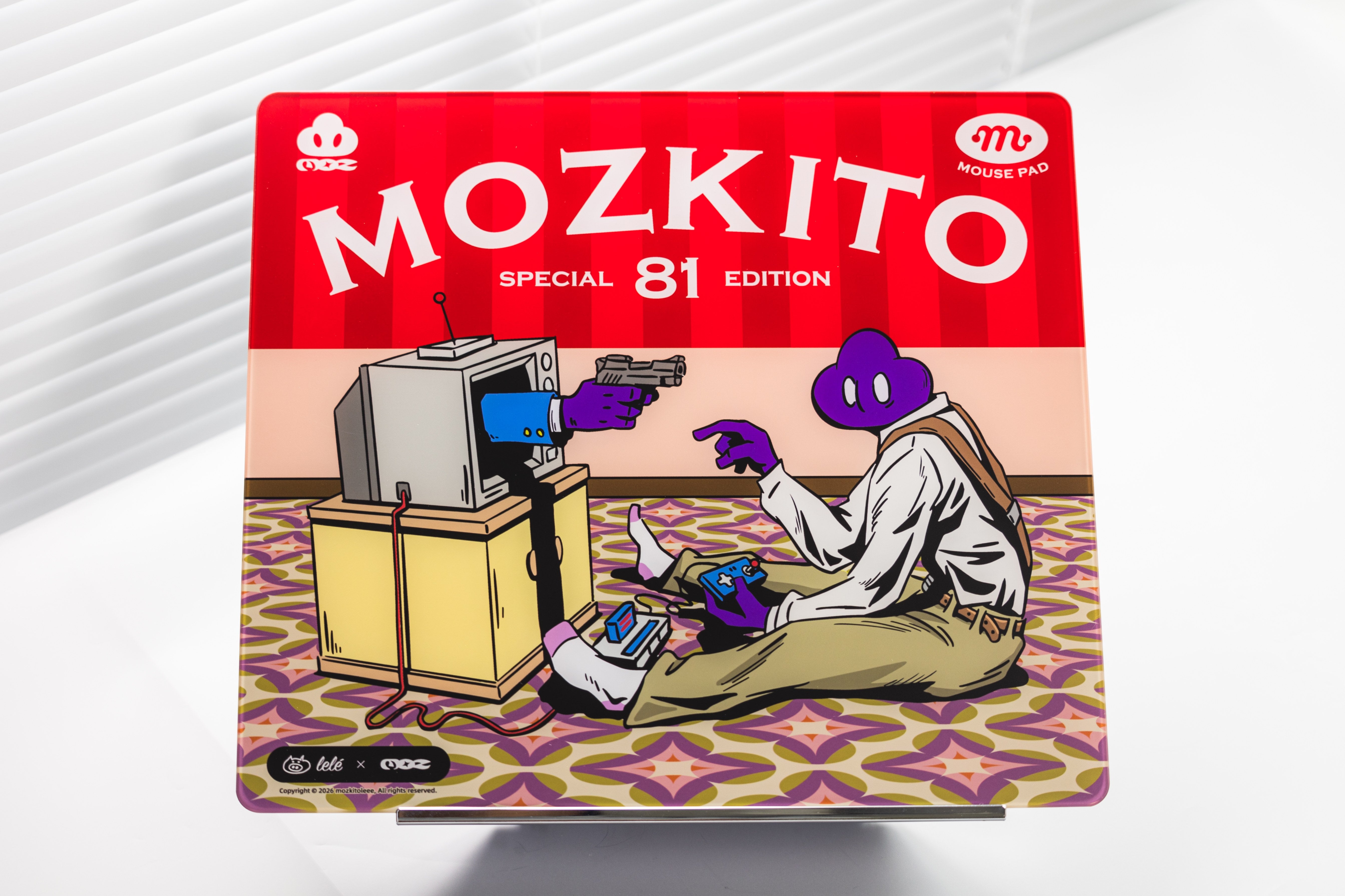 [In Stock] LeleDesign x Mozkito Leee Glass Mousepad