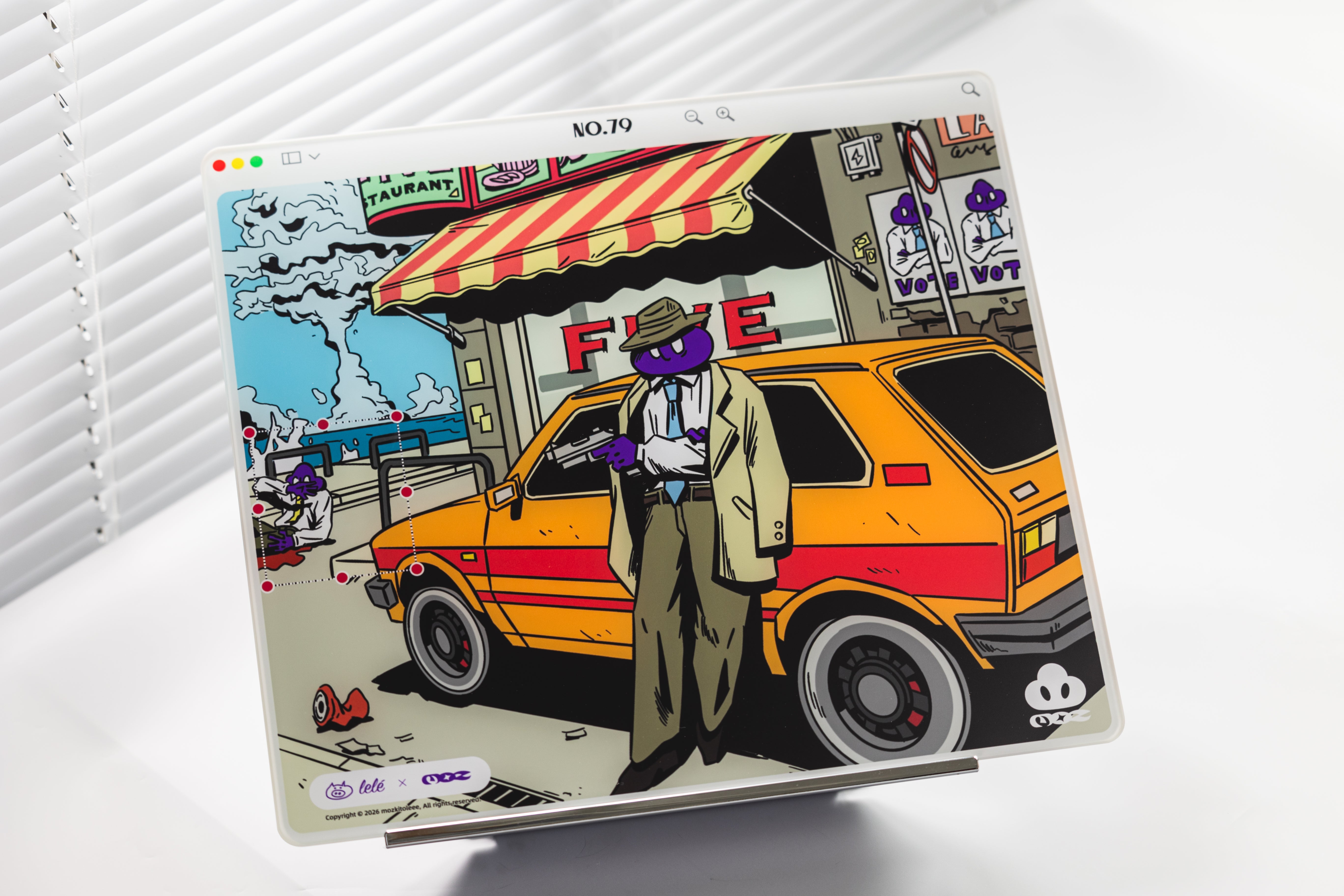 [In Stock] LeleDesign x Mozkito Leee Glass Mousepad