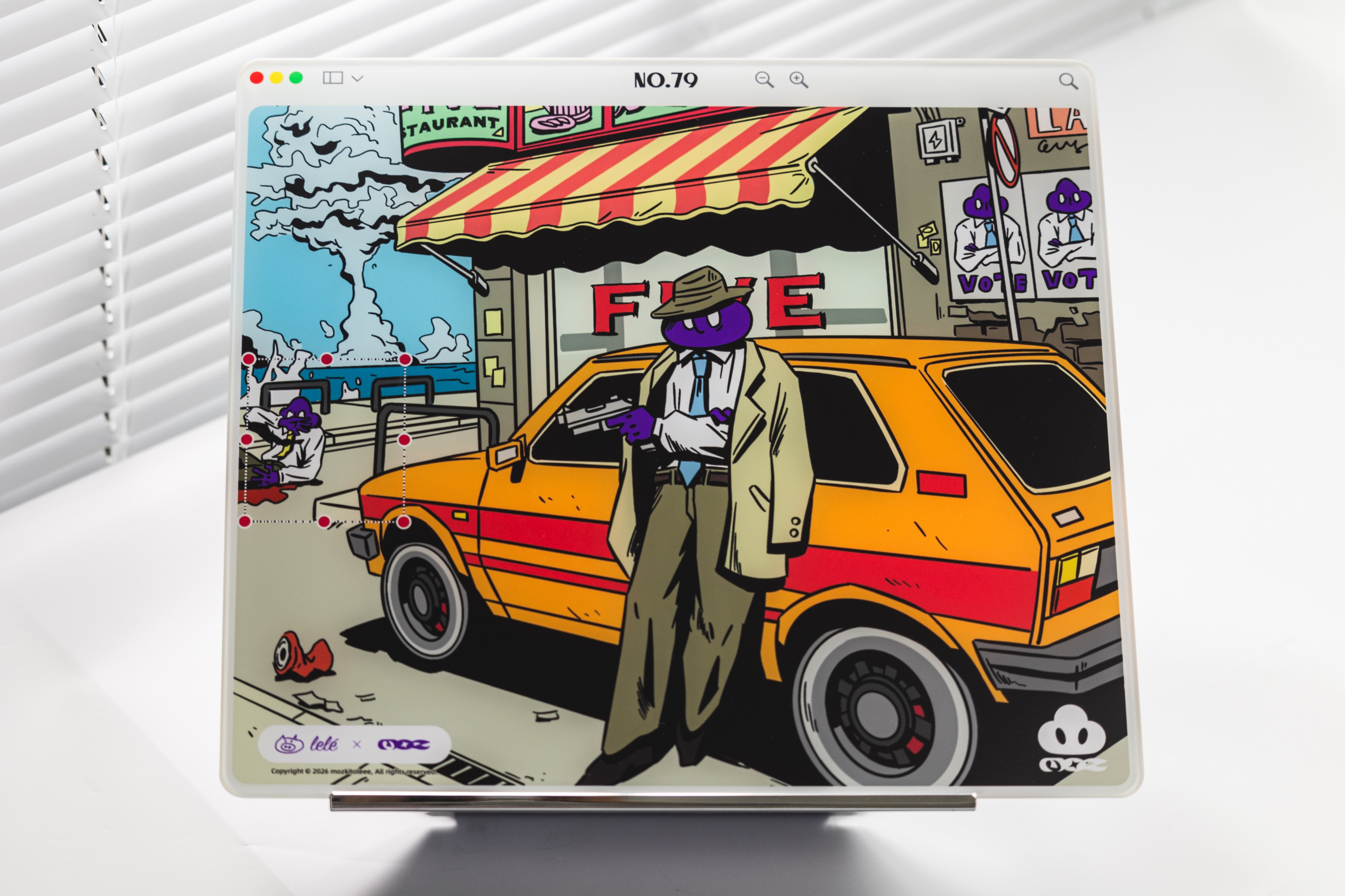 [In Stock] LeleDesign x Mozkito Leee Glass Mousepad