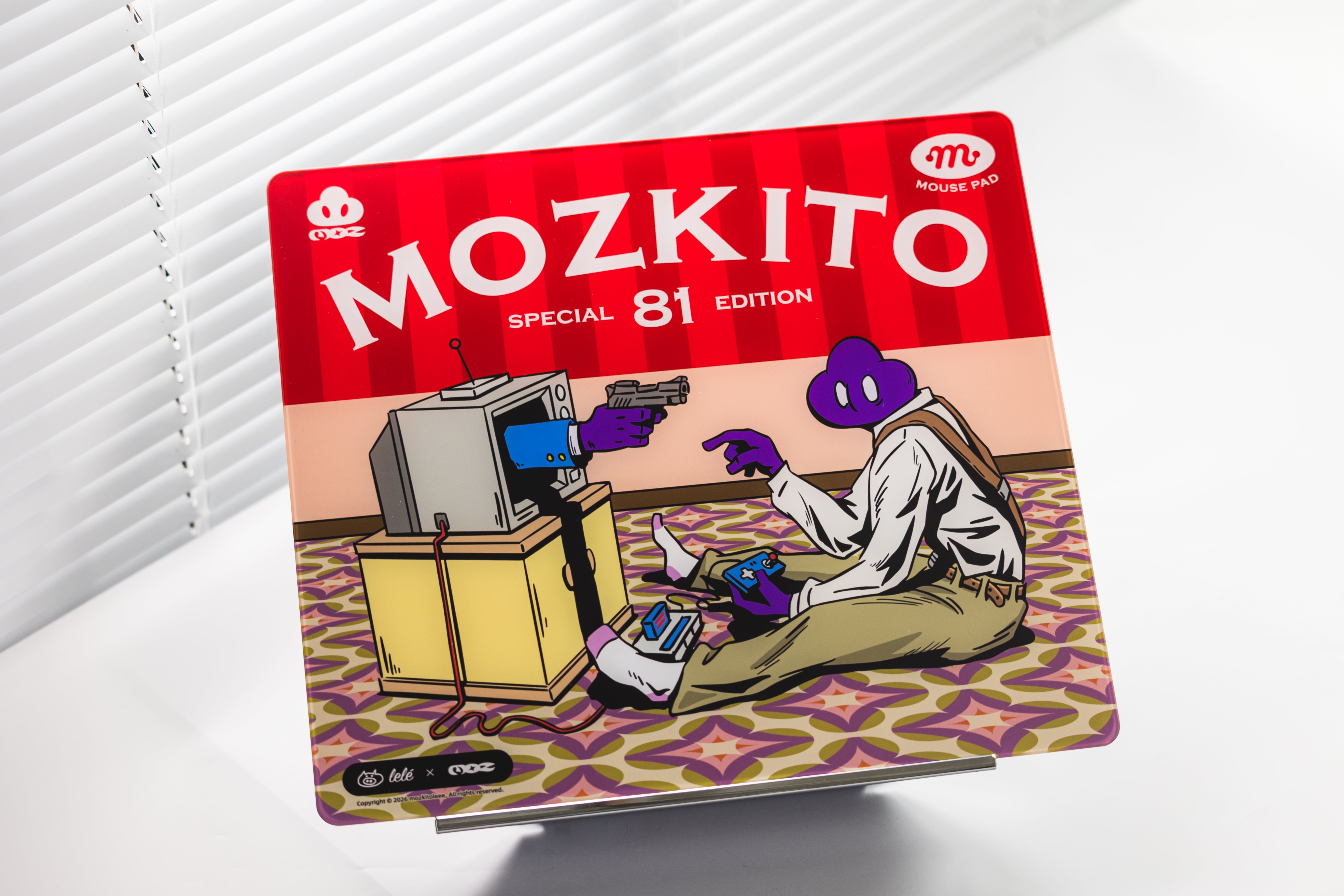[In Stock] LeleDesign x Mozkito Leee Glass Mousepad