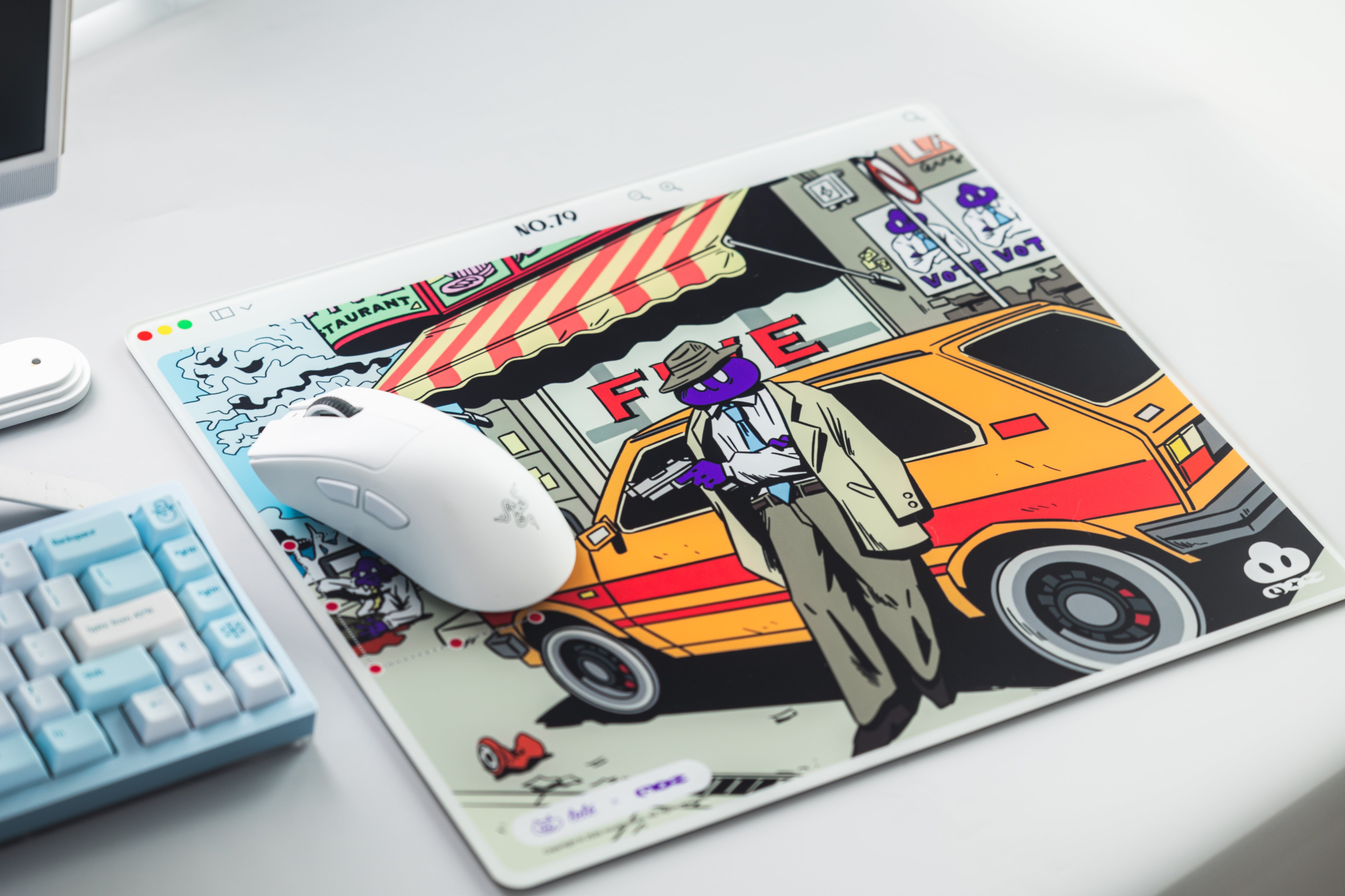 [In Stock] LeleDesign x Mozkito Leee Glass Mousepad