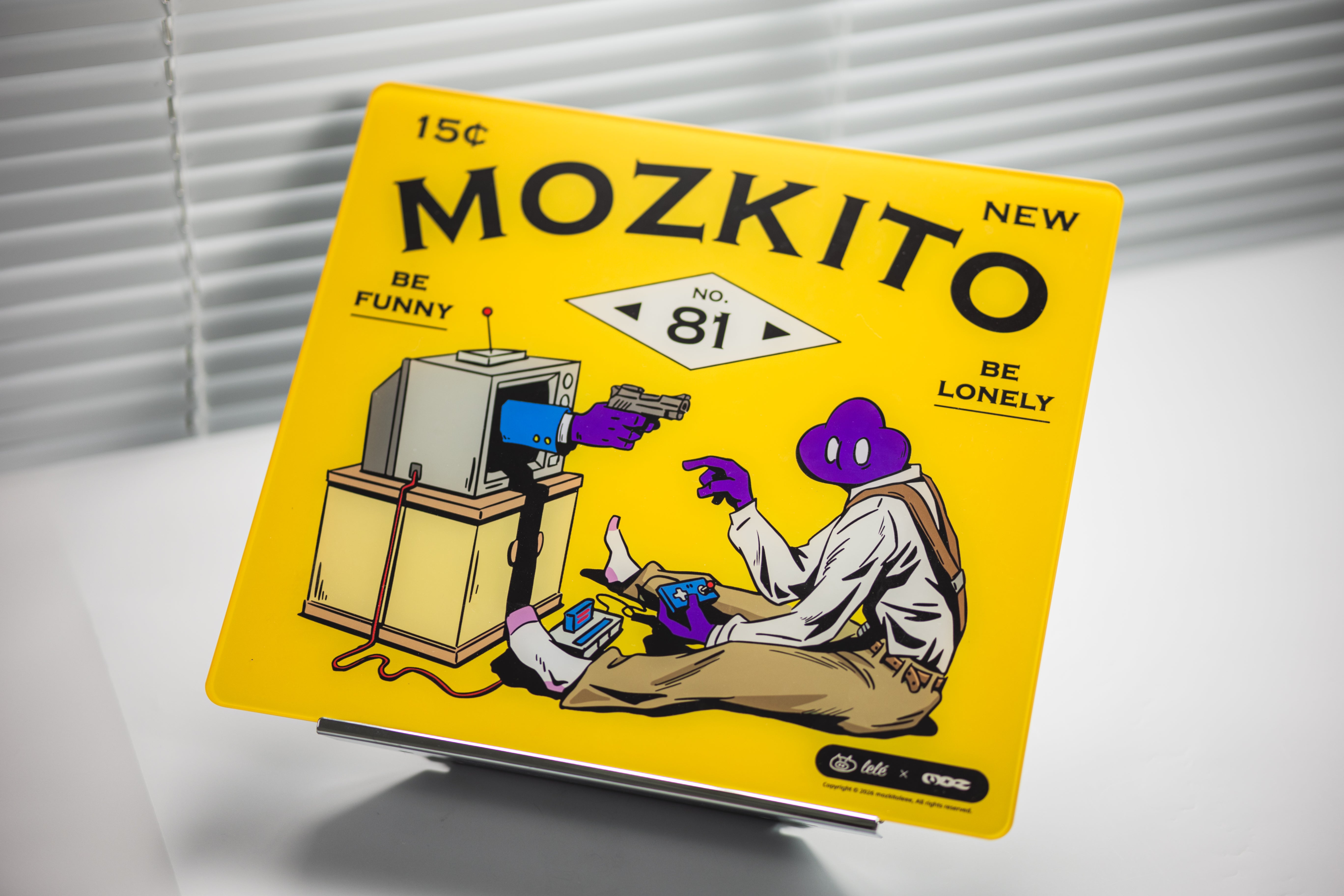 [In Stock] LeleDesign x Mozkito Leee Glass Mousepad