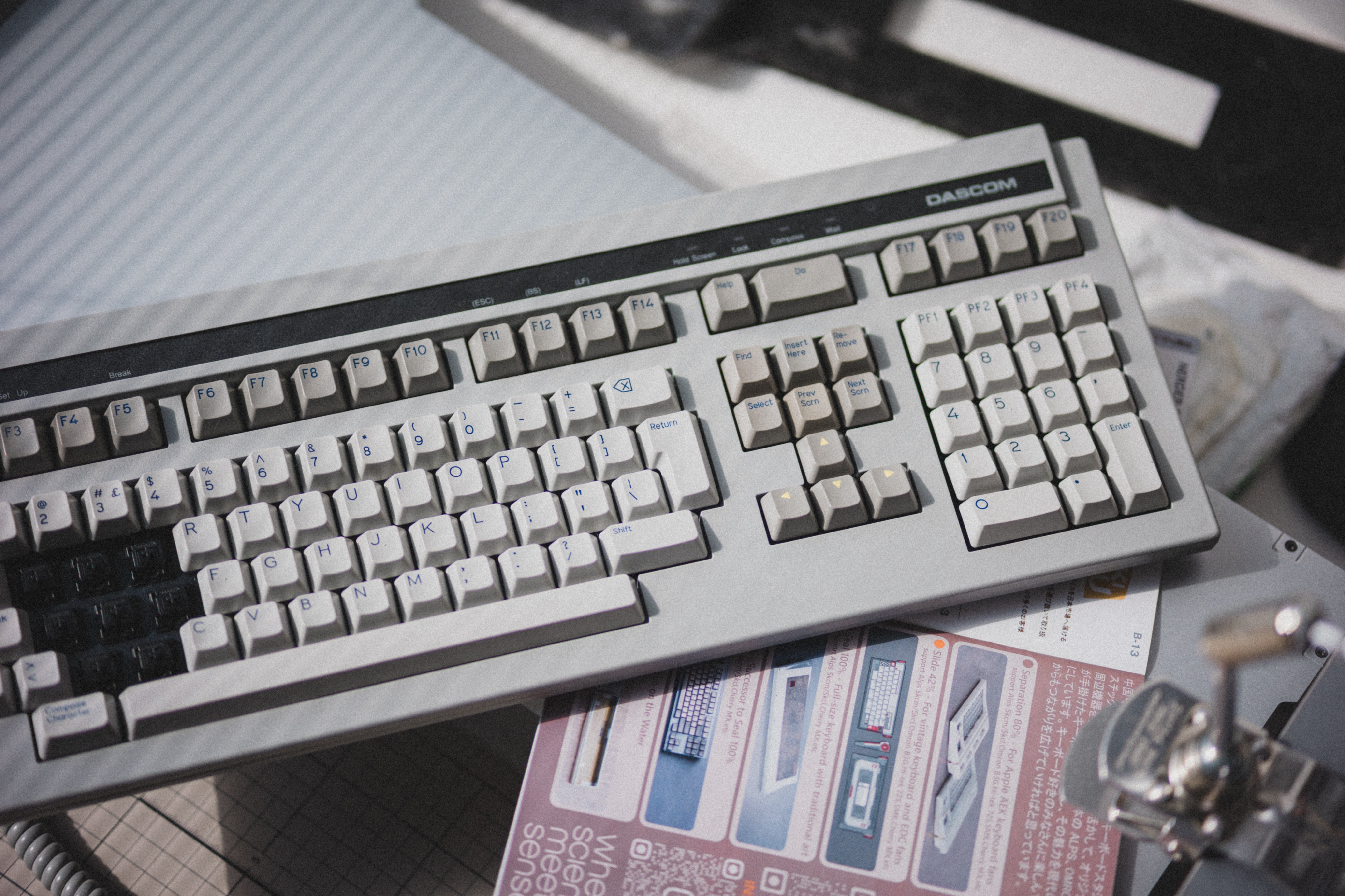 [NIB] DASCOM DAS 320 Terminal Mechanical Keyboard Vintage Black Switch