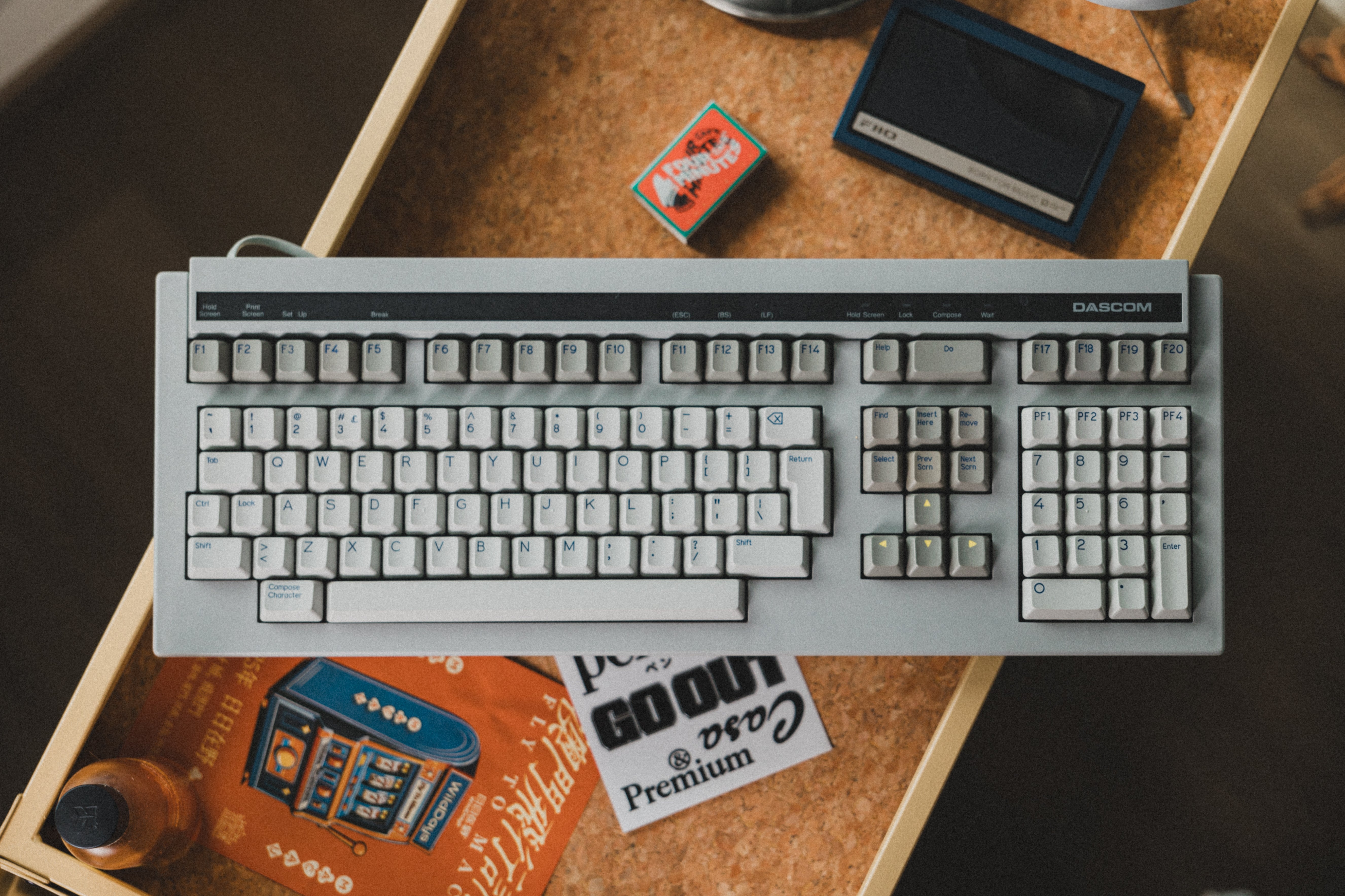 [NIB] DASCOM DAS 320 Terminal Mechanical Keyboard Vintage Black Switch