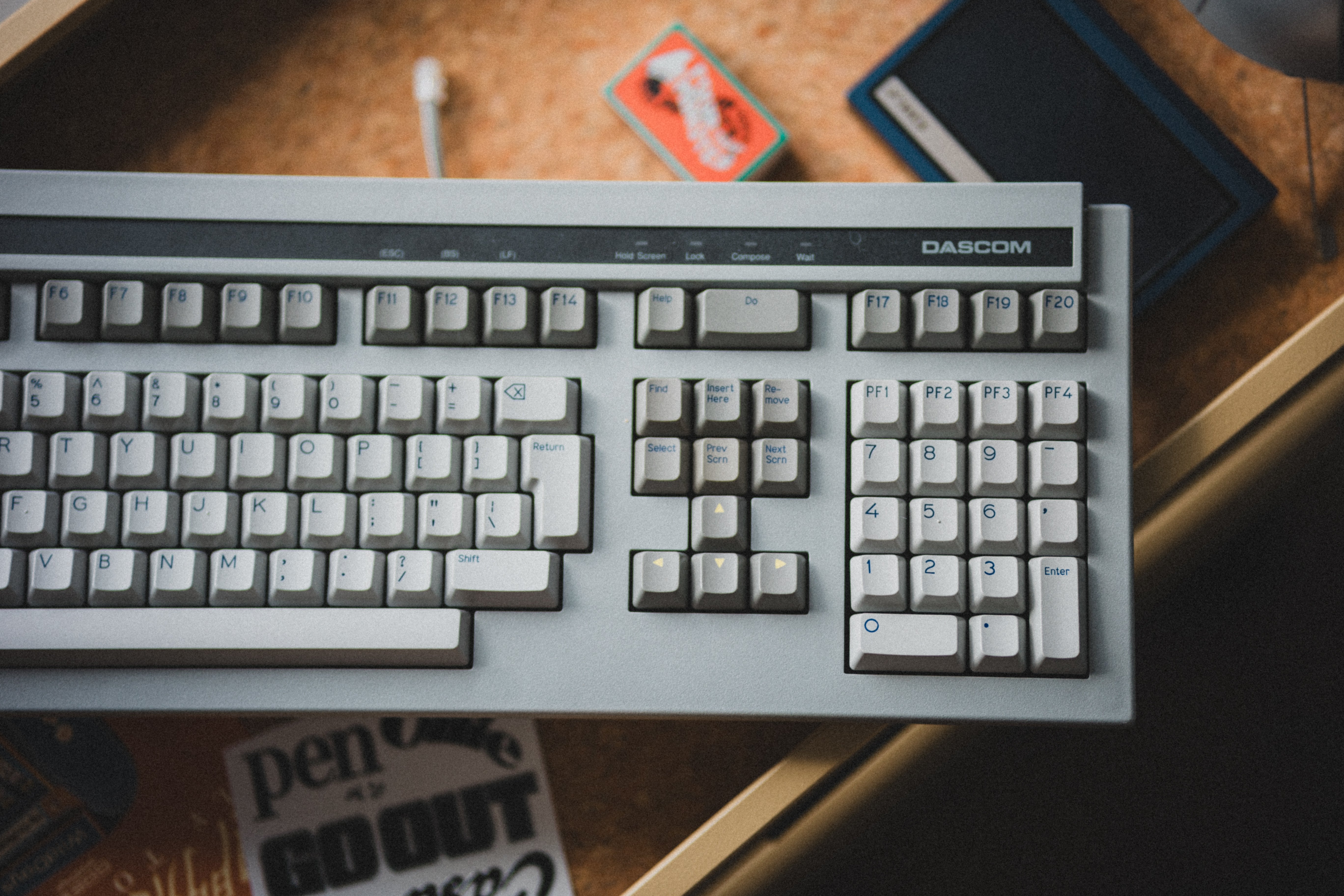 [NIB] DASCOM DAS 320 Terminal Mechanical Keyboard Vintage Black Switch