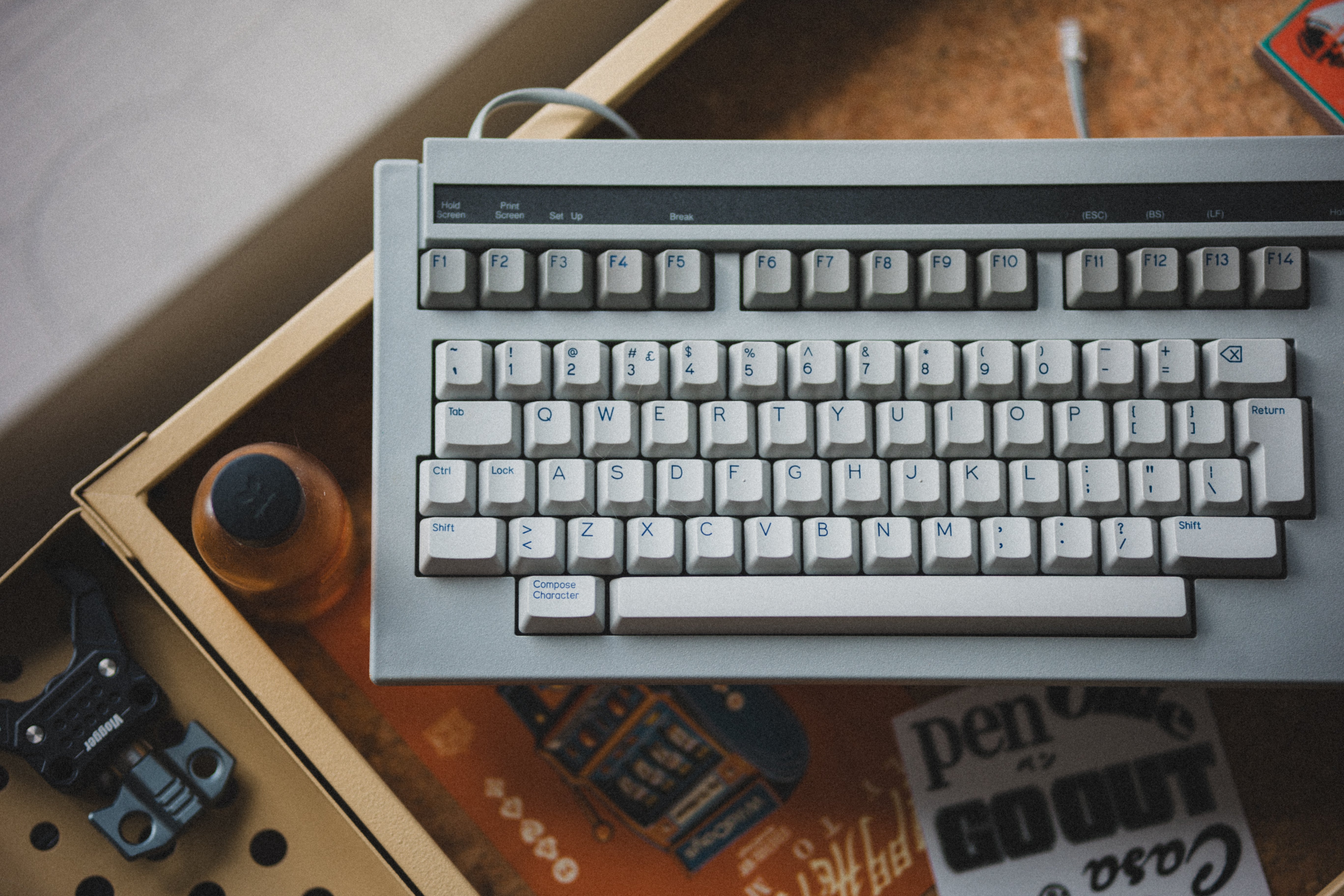 [NIB] DASCOM DAS 320 Terminal Mechanical Keyboard Vintage Black Switch