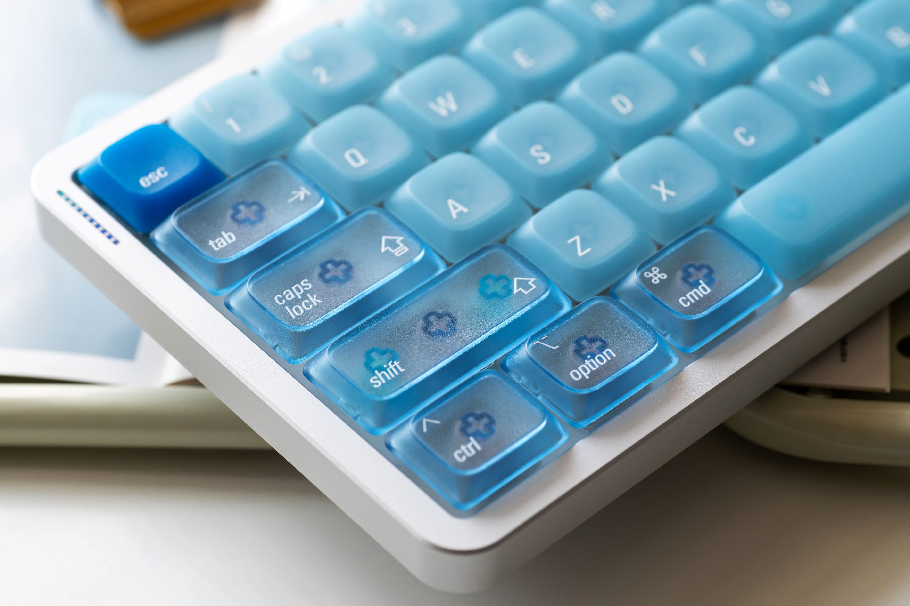 In Stock] LeleLab LowSup-Ocean Blue Keycaps Set