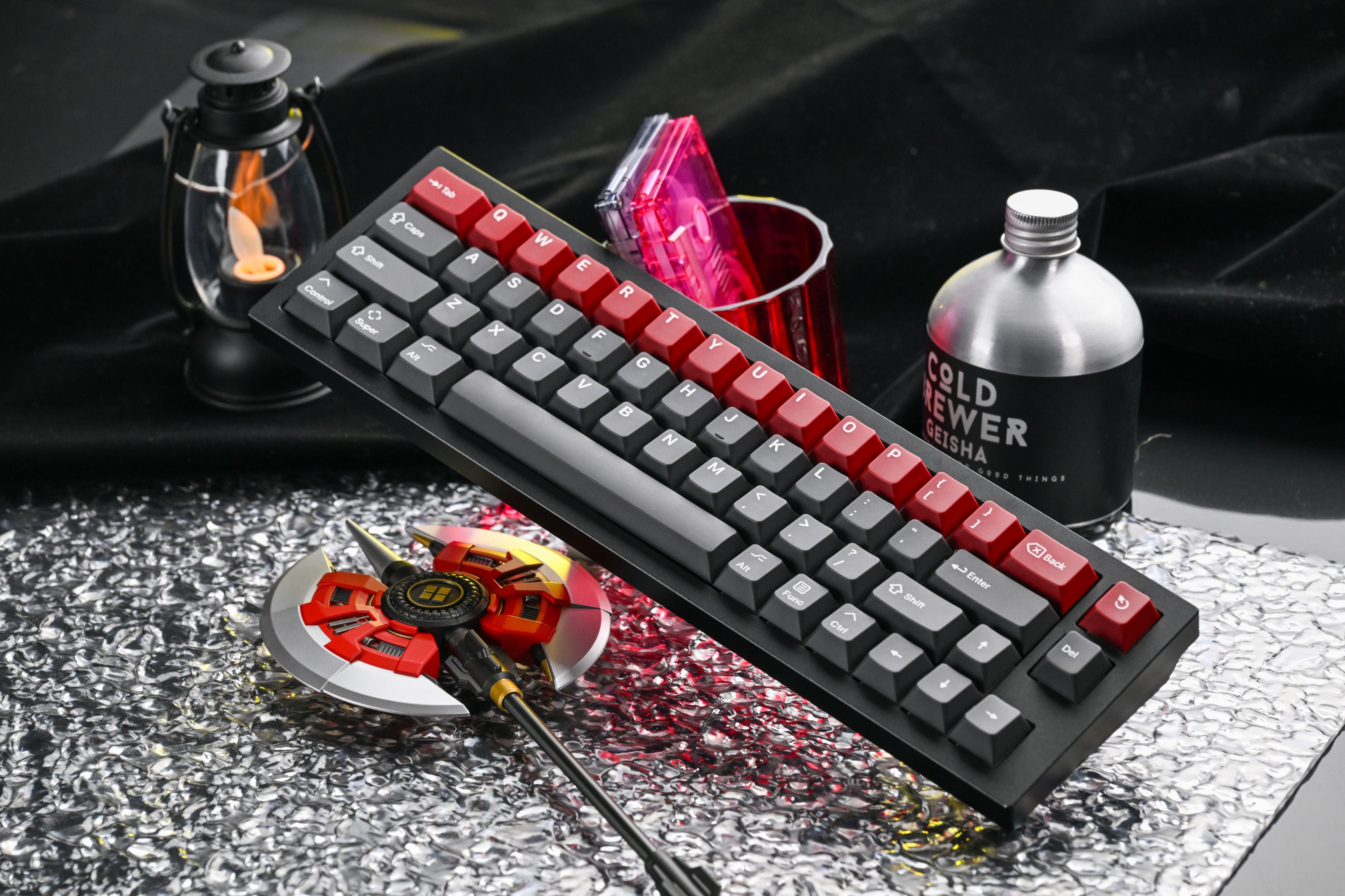 [In Stock] KAP Grey Alert PBT Double-Shot Keycap Set