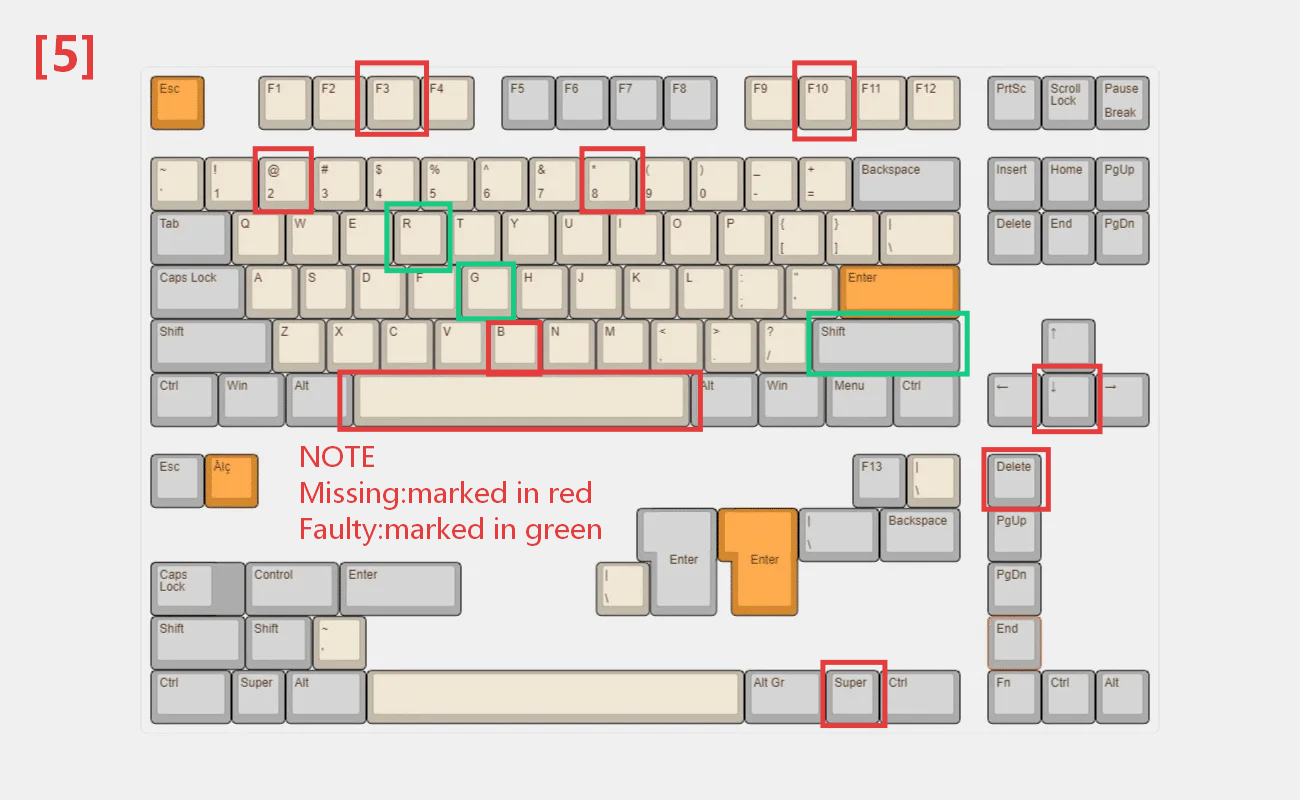 [In Stock] Keycap Set B-stock Collections-R2