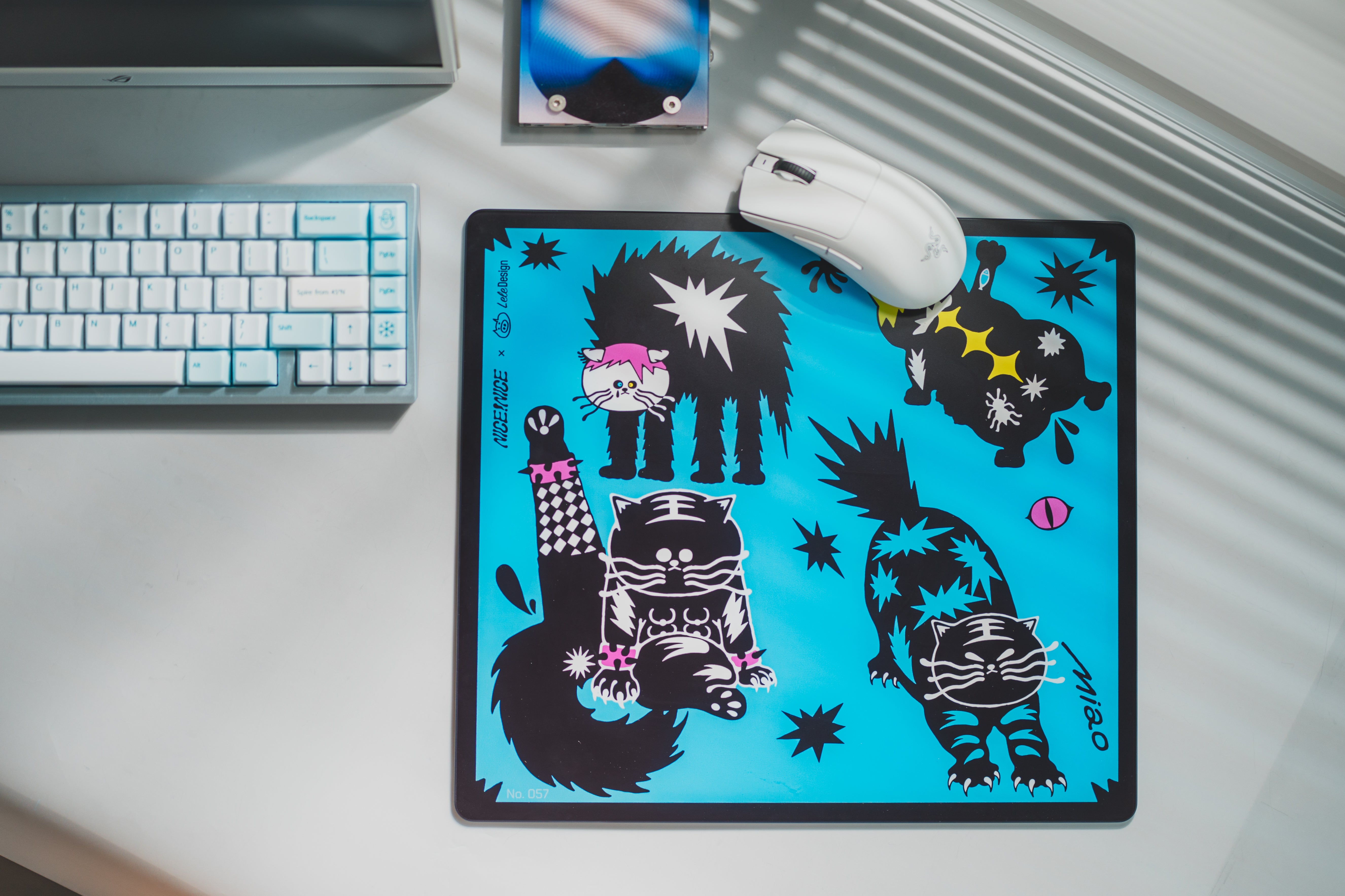 [In Stock] LeleDesign Curation Summer Camp Glass Mousepad（feat. NICE!NICE ®）