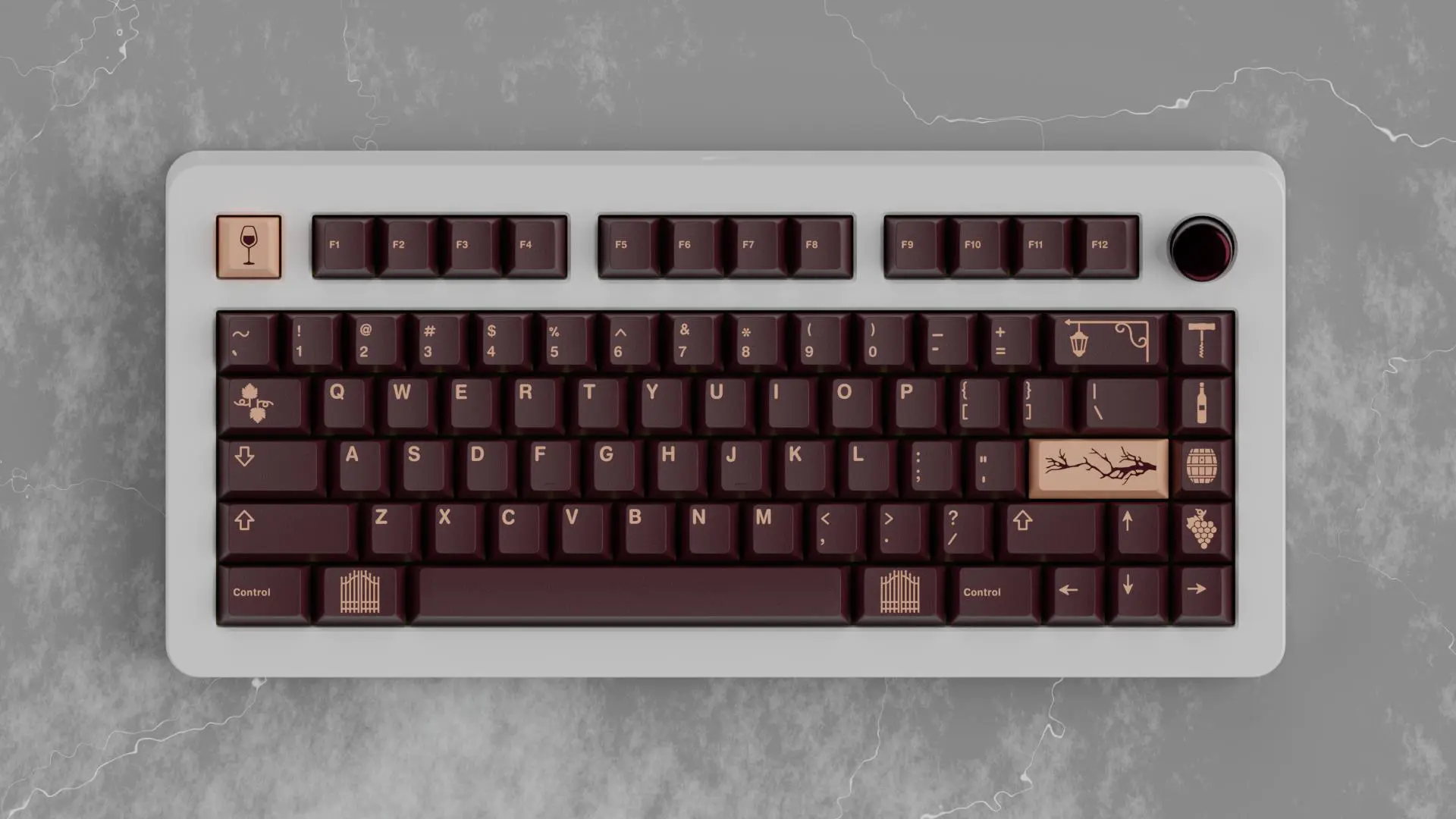 [In Stock] GMK CYL Bordeaux