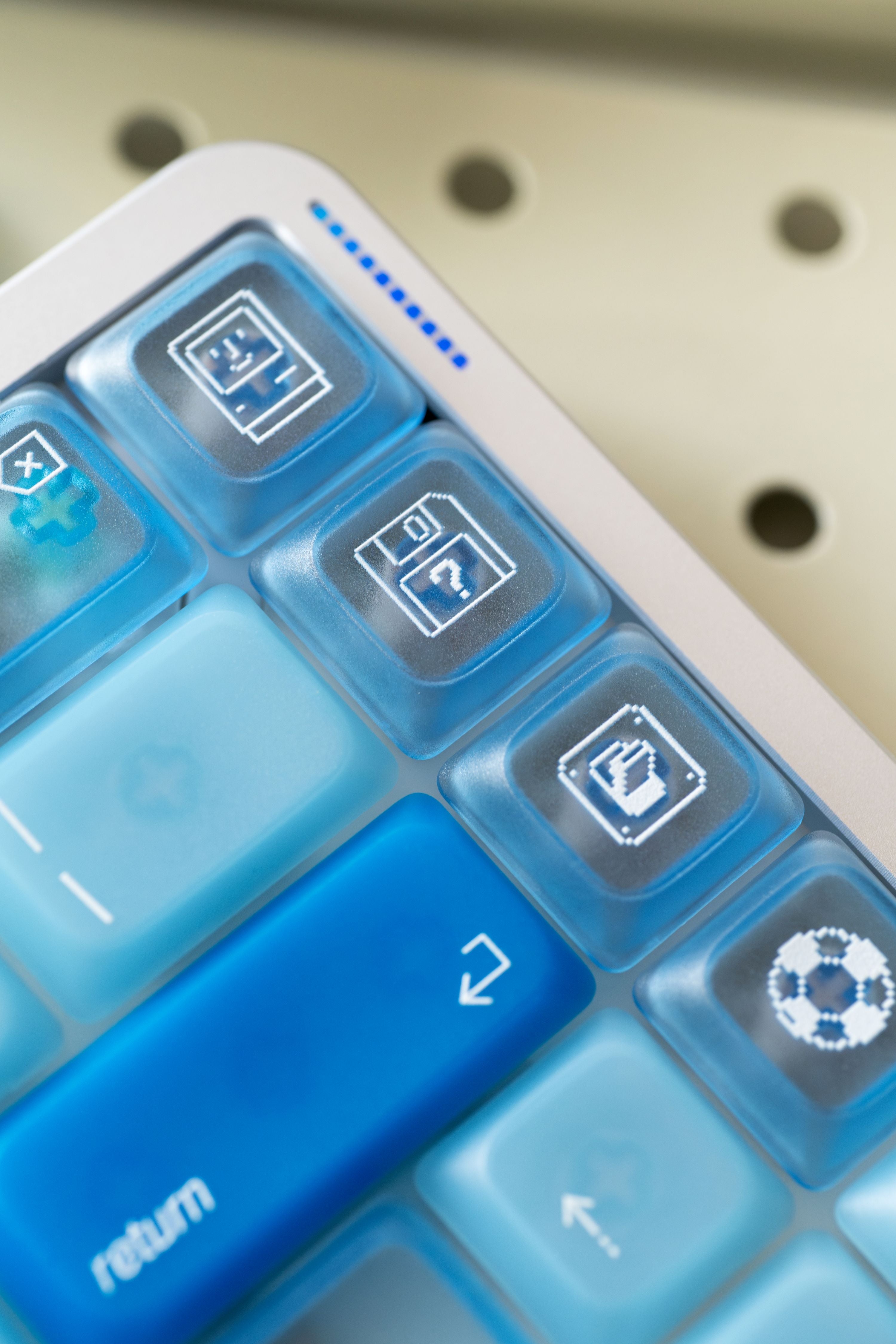 In Stock] LeleLab LowSup-Ocean Blue Keycaps Set