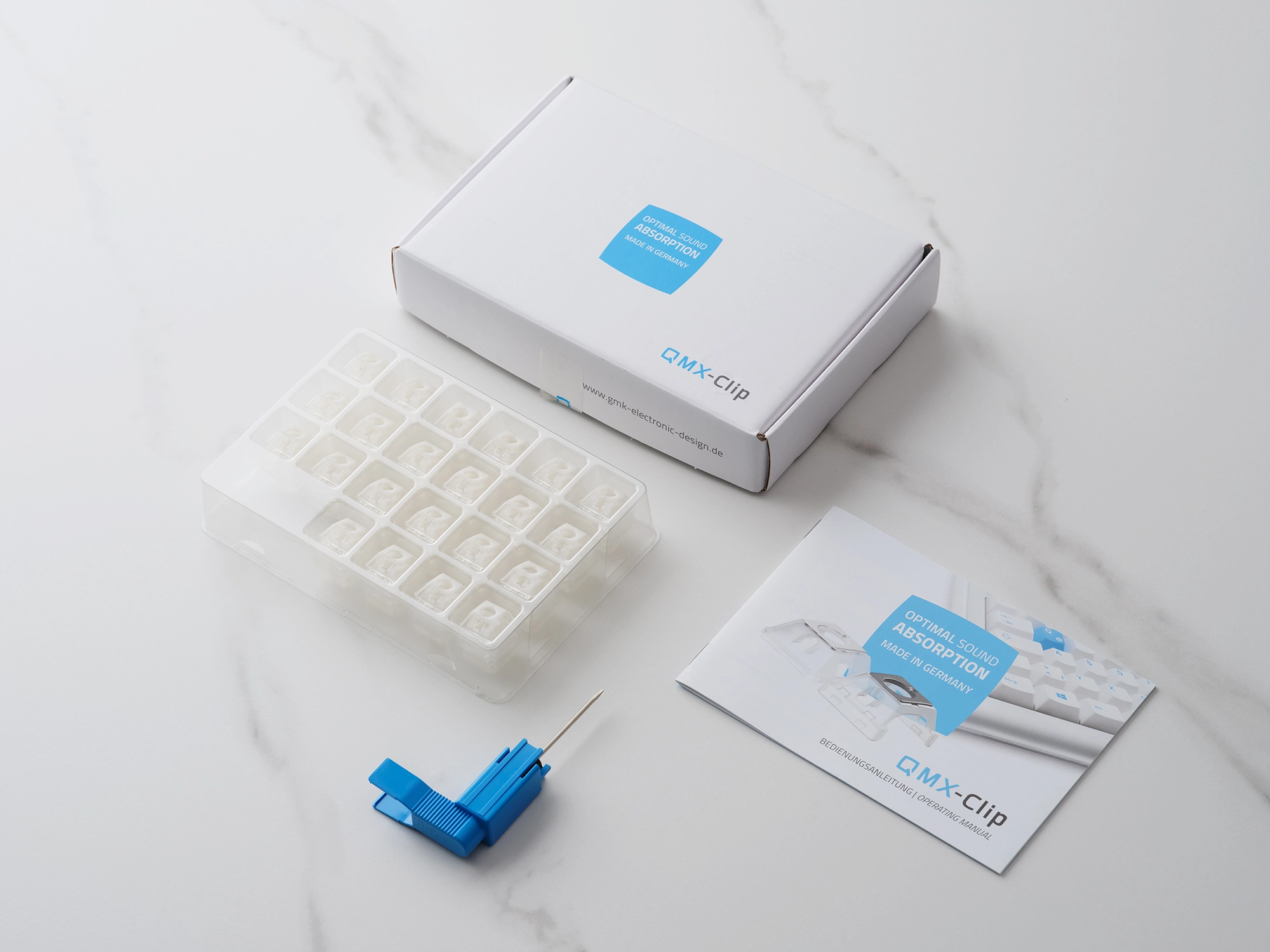 [In Stock] GMK QMX Clips (Sound Dampening)