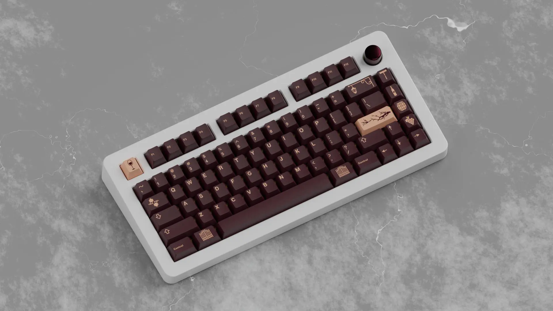[In Stock] GMK CYL Bordeaux