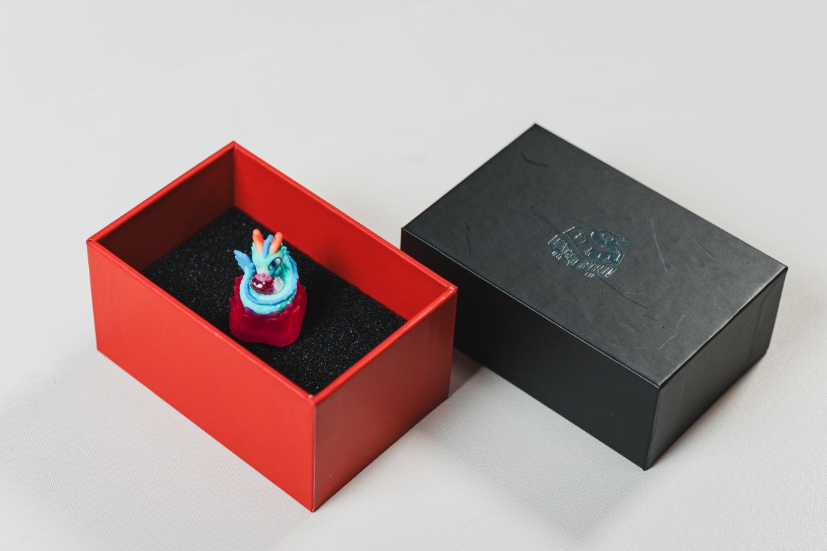 Cagedbird Azure Dragon Artisan Keycaps - Thumbnail 4