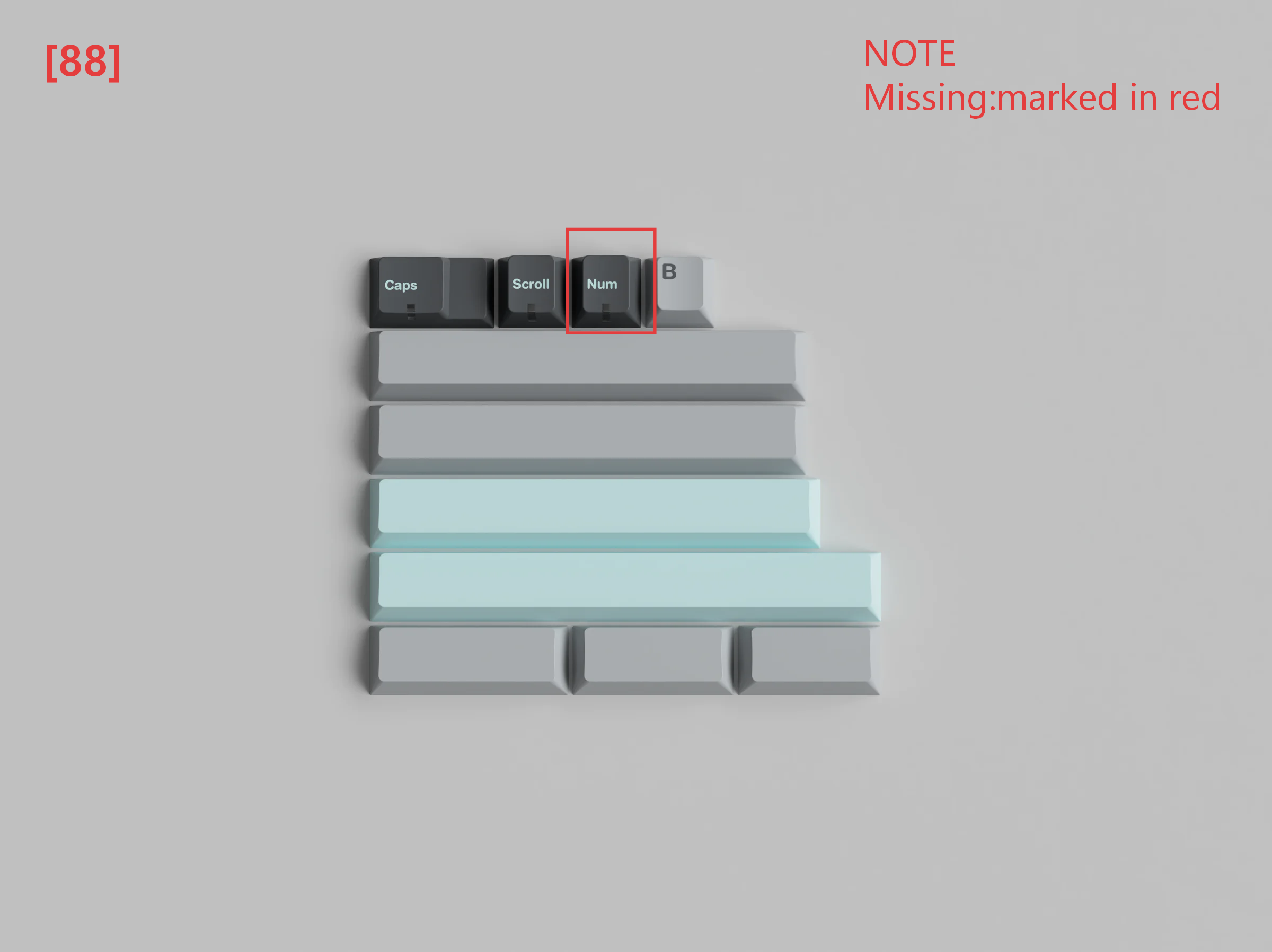 [In Stock] Keycap Set B-stock Collections-R2