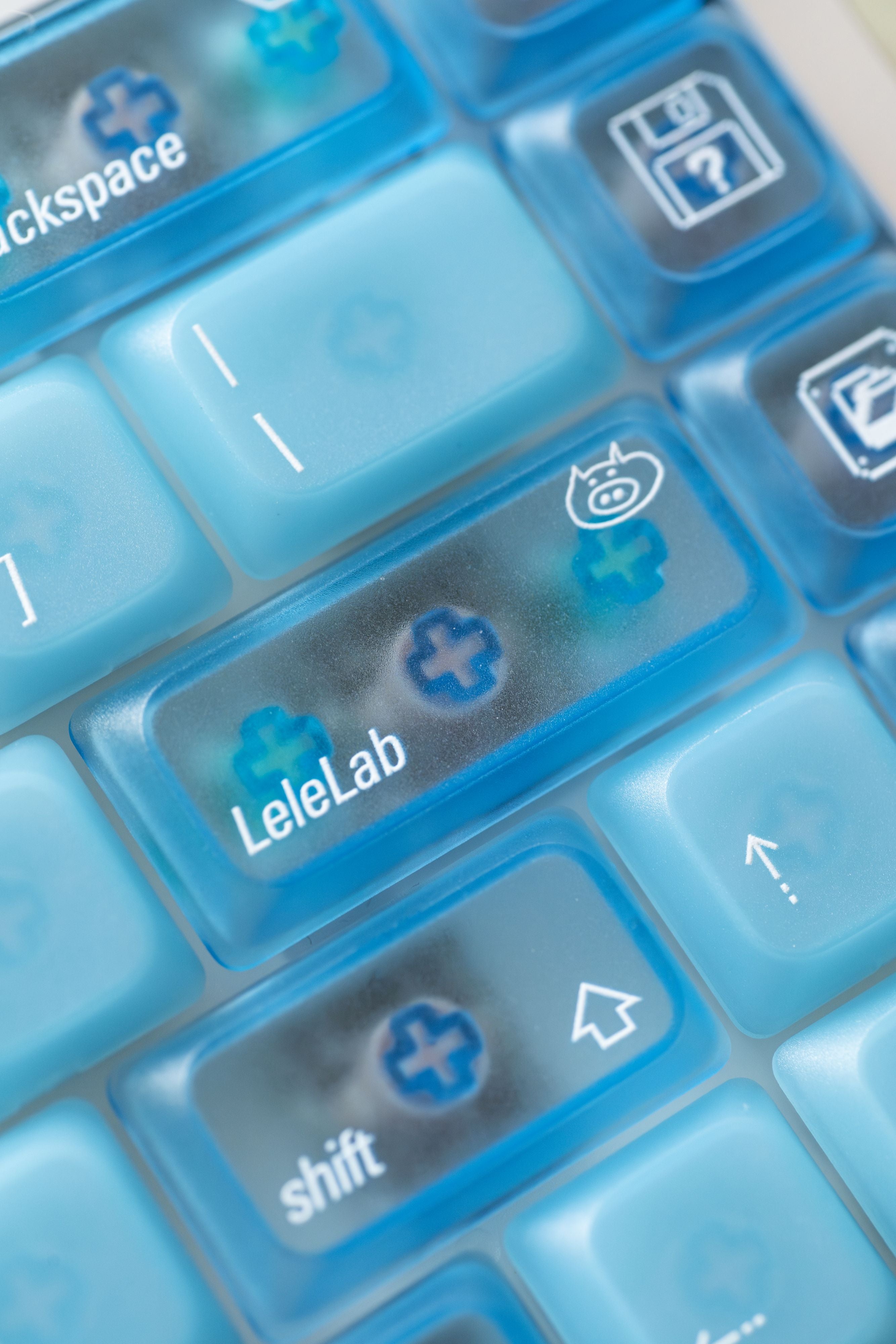In Stock] LeleLab LowSup-Ocean Blue Keycaps Set