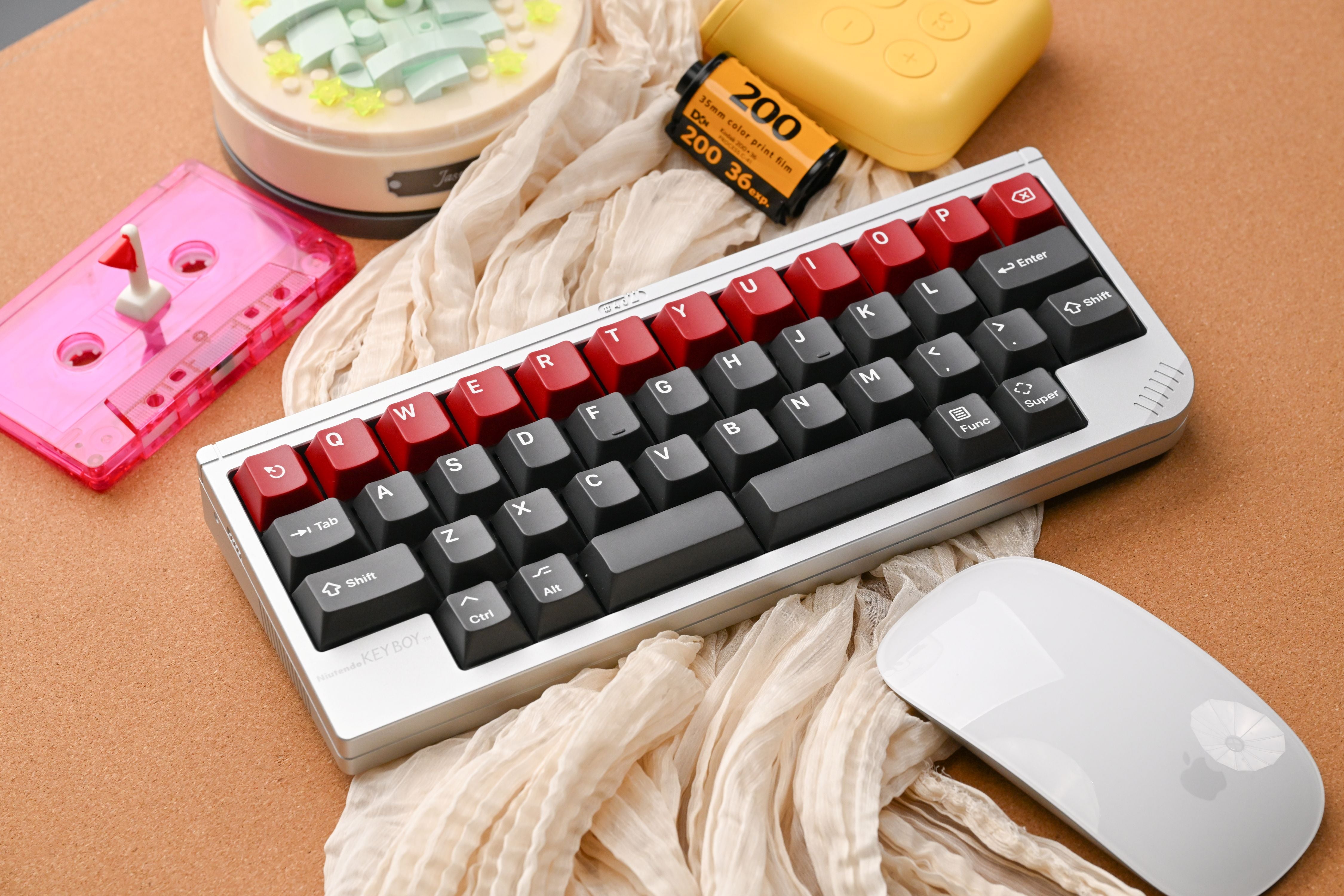[In Stock] KAP Grey Alert PBT Double-Shot Keycap Set
