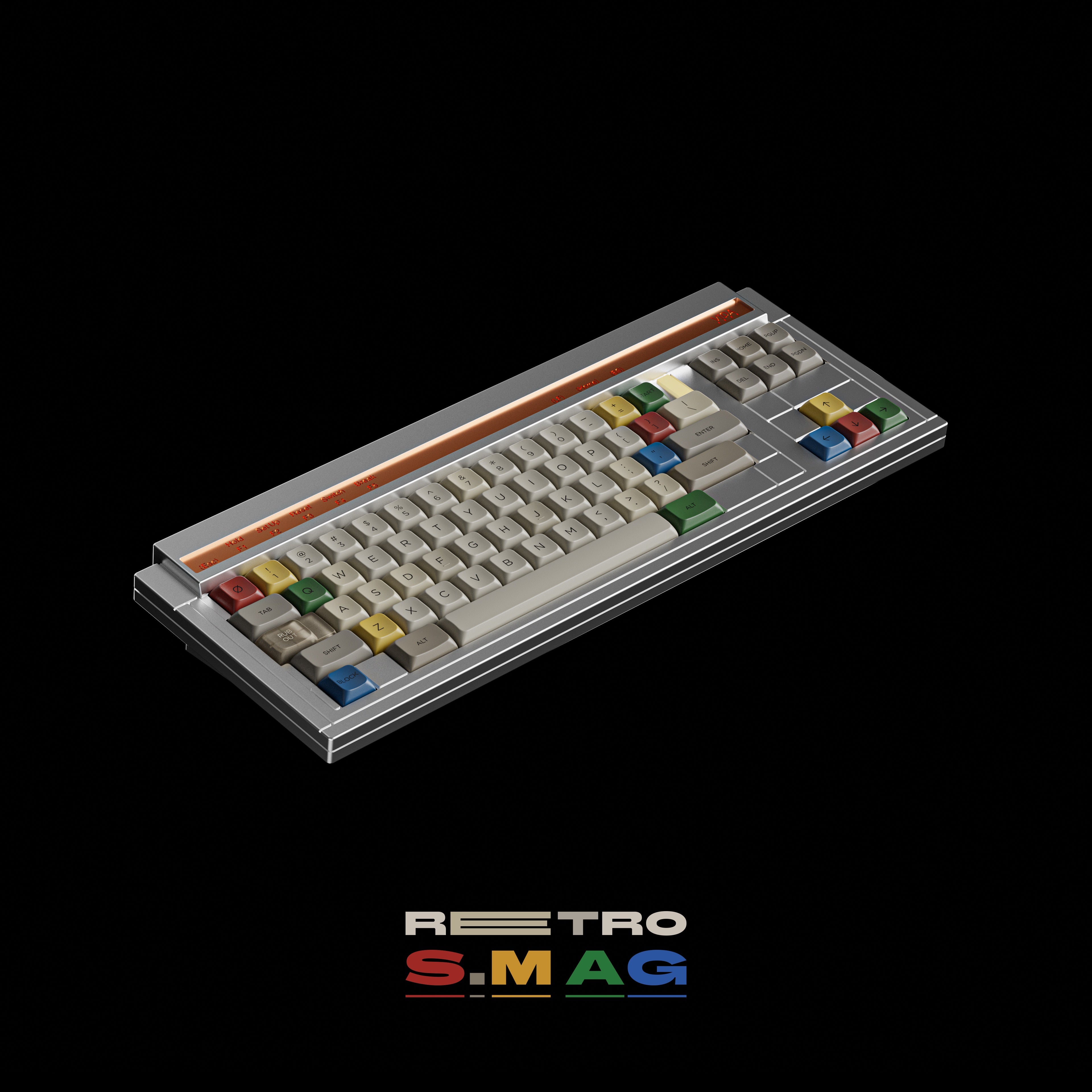 [Pre Order] PBS Retro S.M AG PBT Keycaps