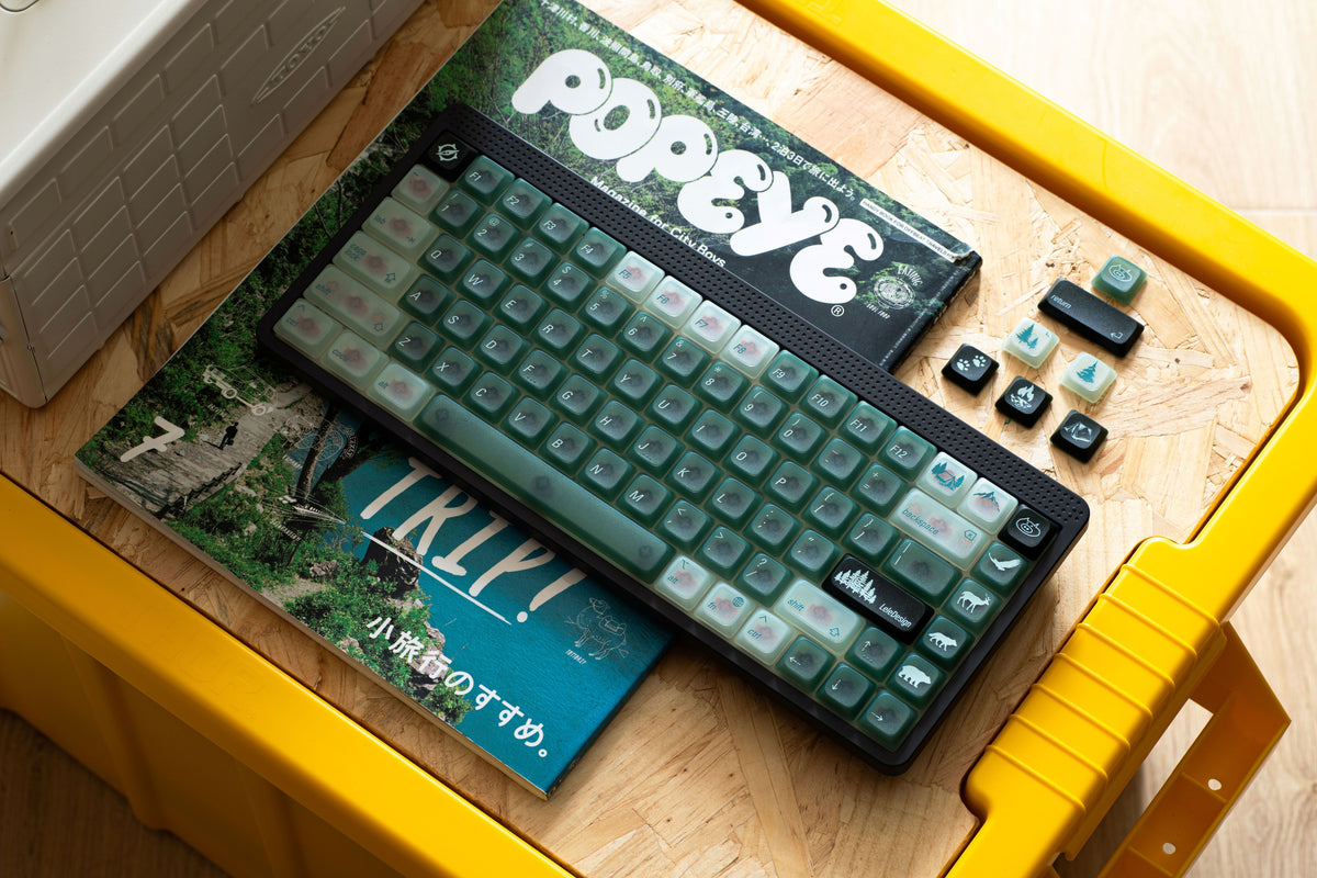 [In Stock] LeleDesign LowSup ForestGrey Keycaps Set