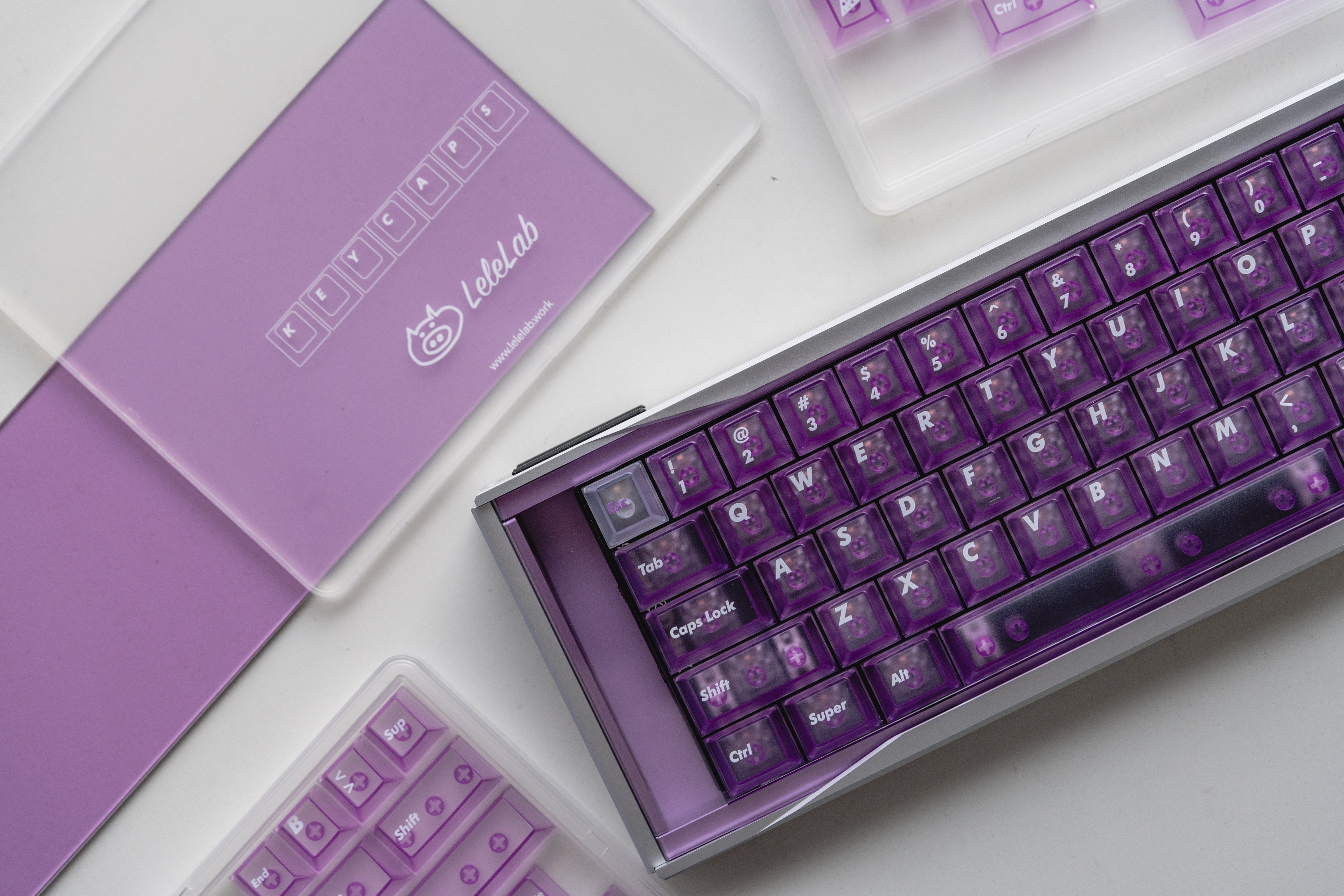 In Stock] LeleLab Supsup Purple Keycap Set