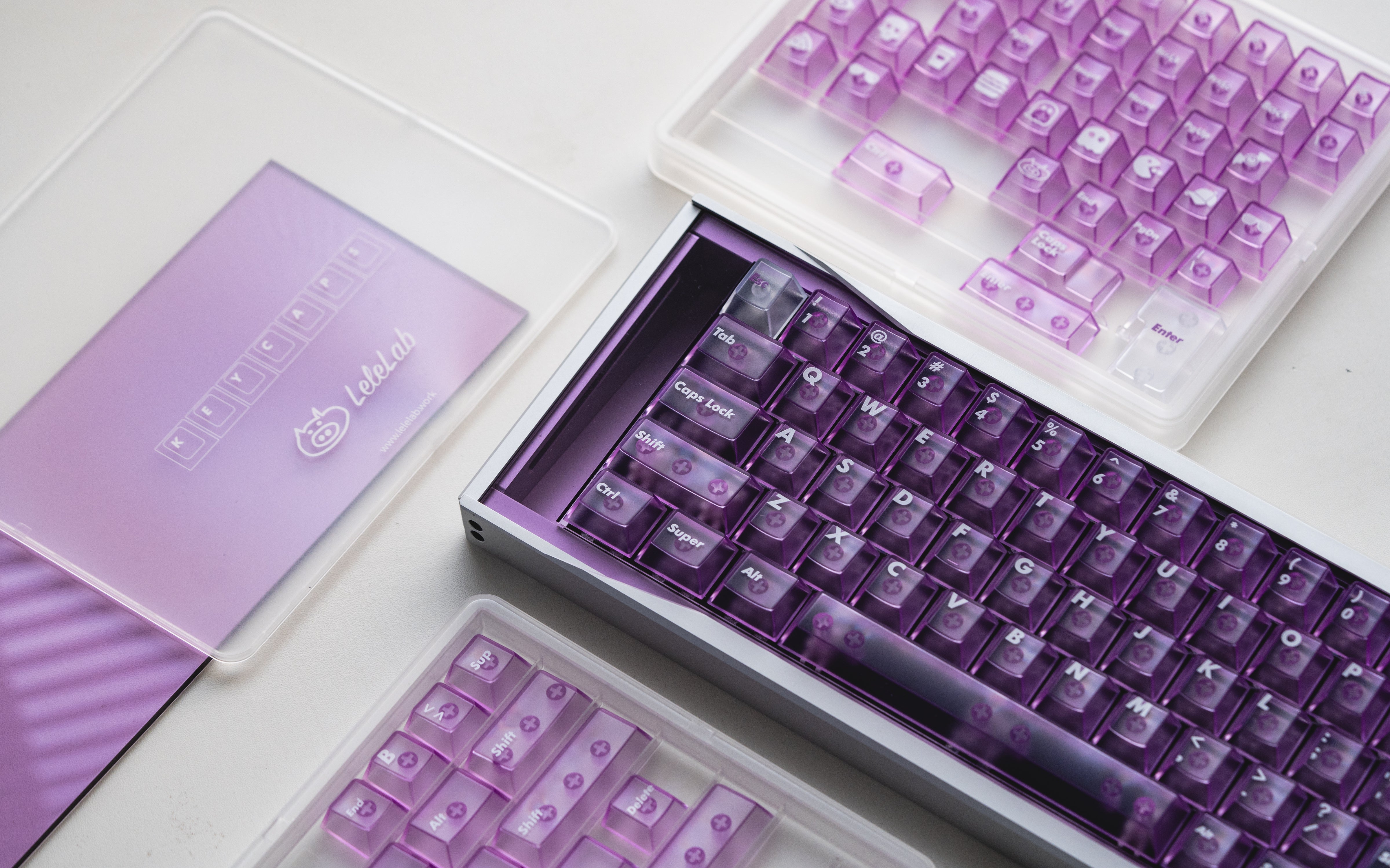 [In Stock] LeleLab Supsup Purple Keycap Set