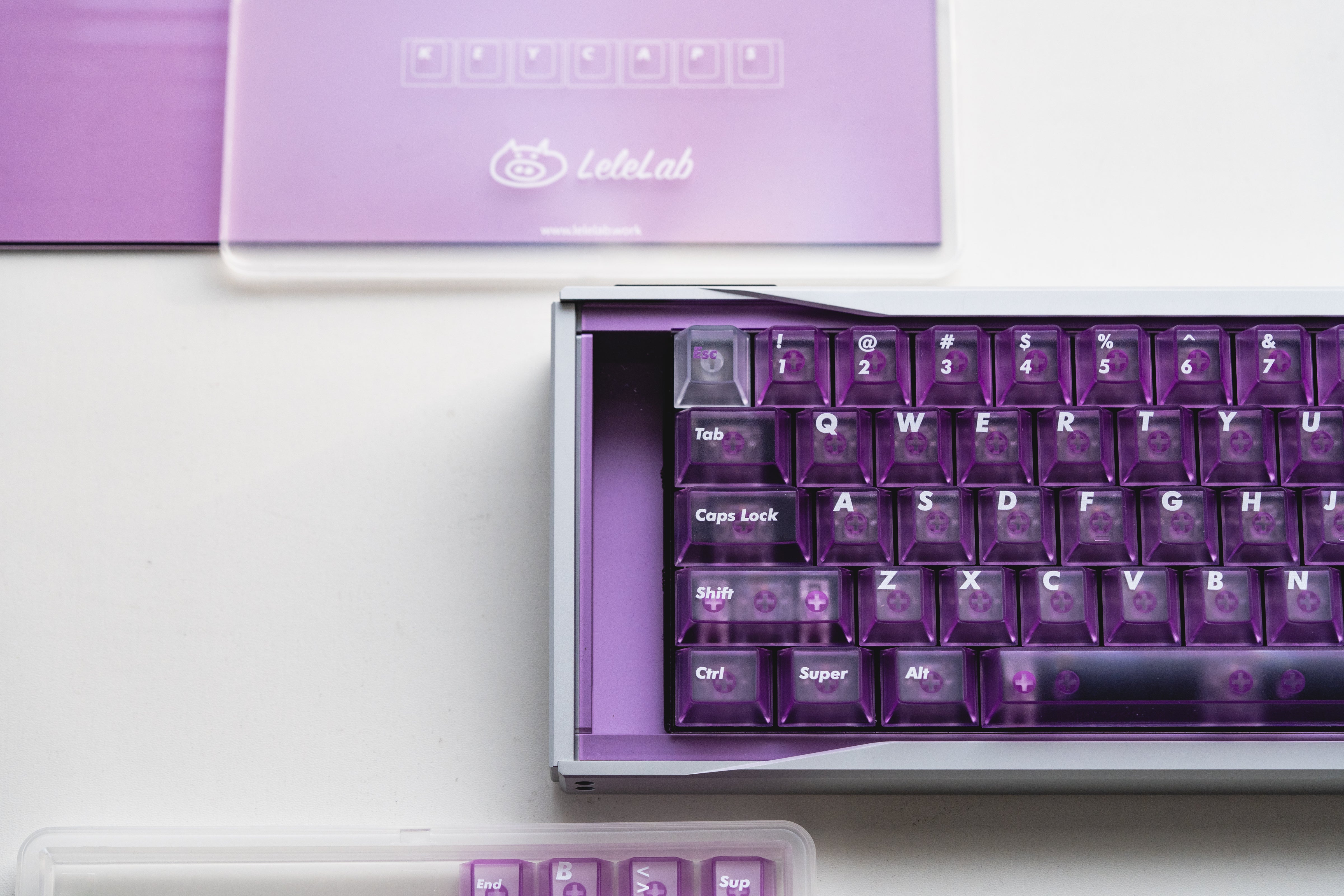 [In Stock] LeleLab Supsup Purple Keycap Set