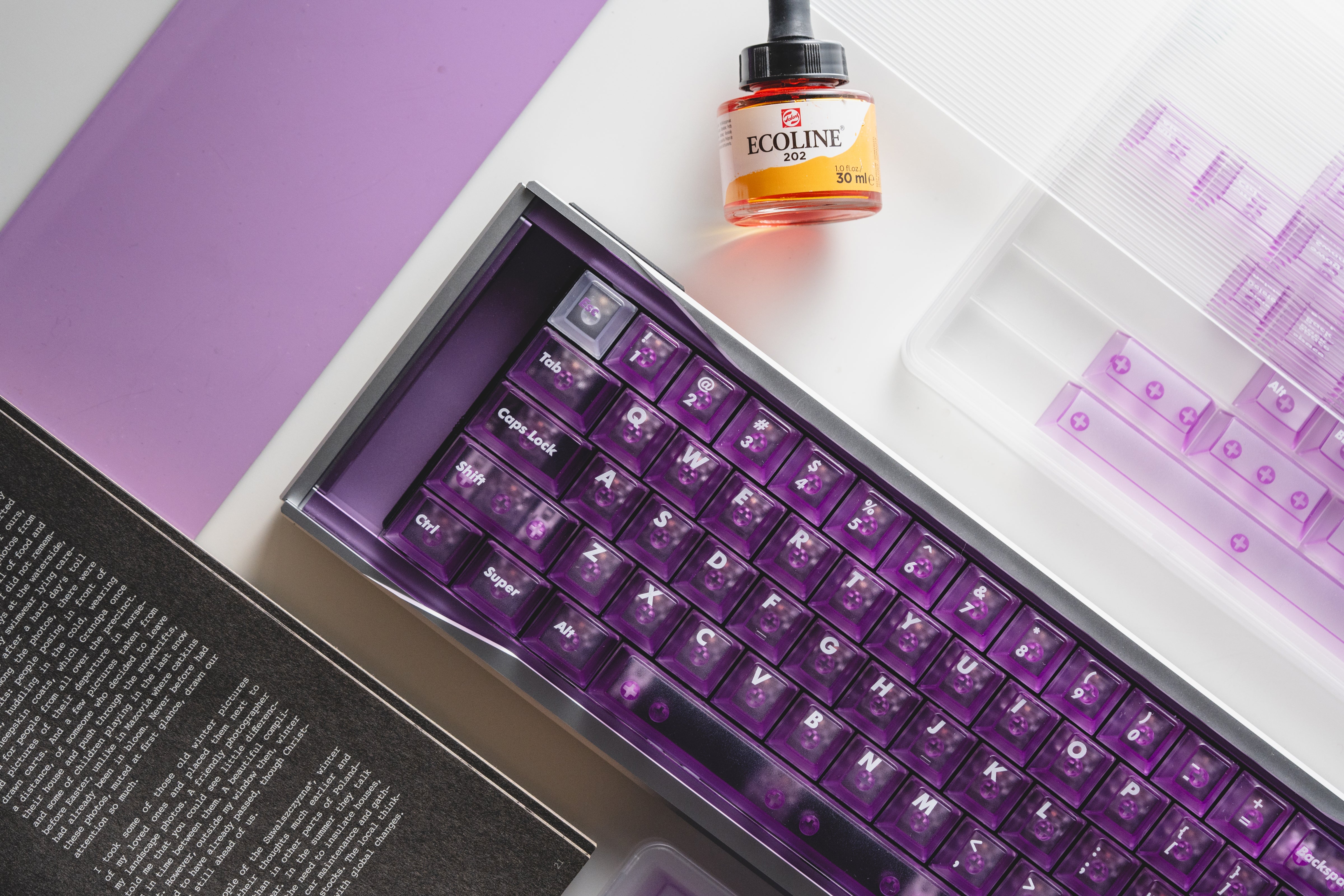 [Pre order] LeleLab Supsup Purple Keycap Set