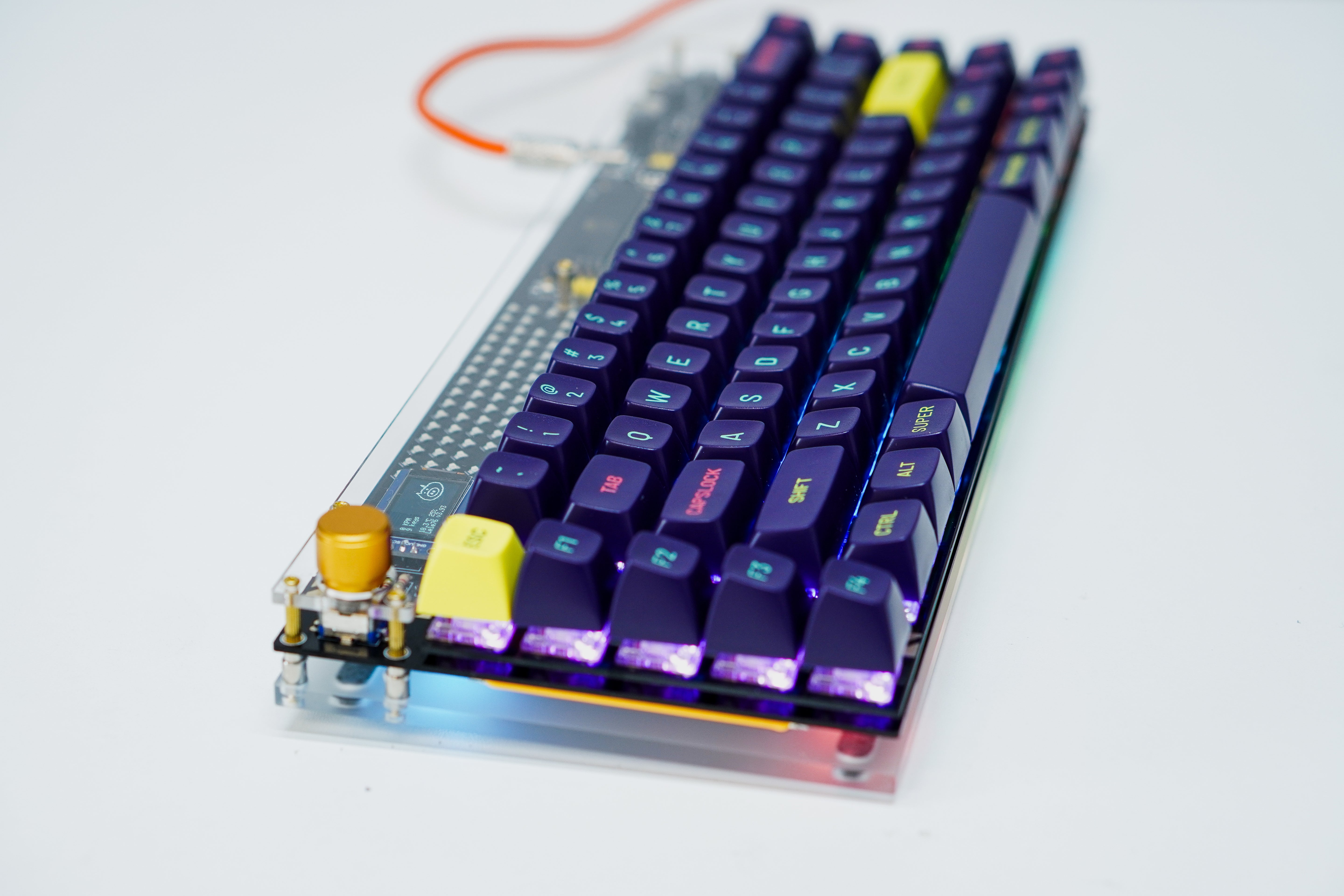 [In Stock] Lelelab Y2K 76 x MT3 Cyber PreBuilt Ready-to-use Keyboard