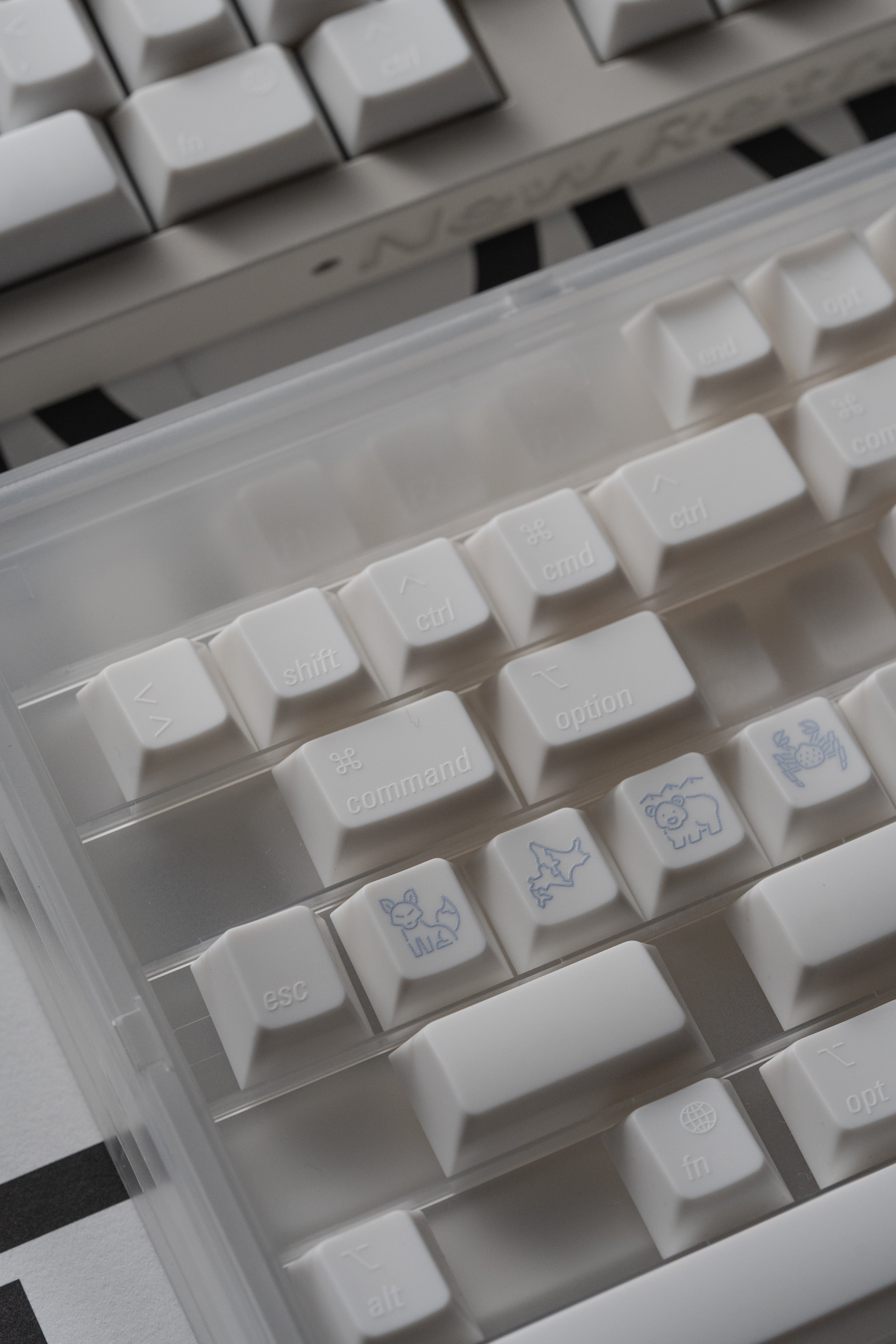 In Stock] LeleLab Hokkaido White Keycap Set