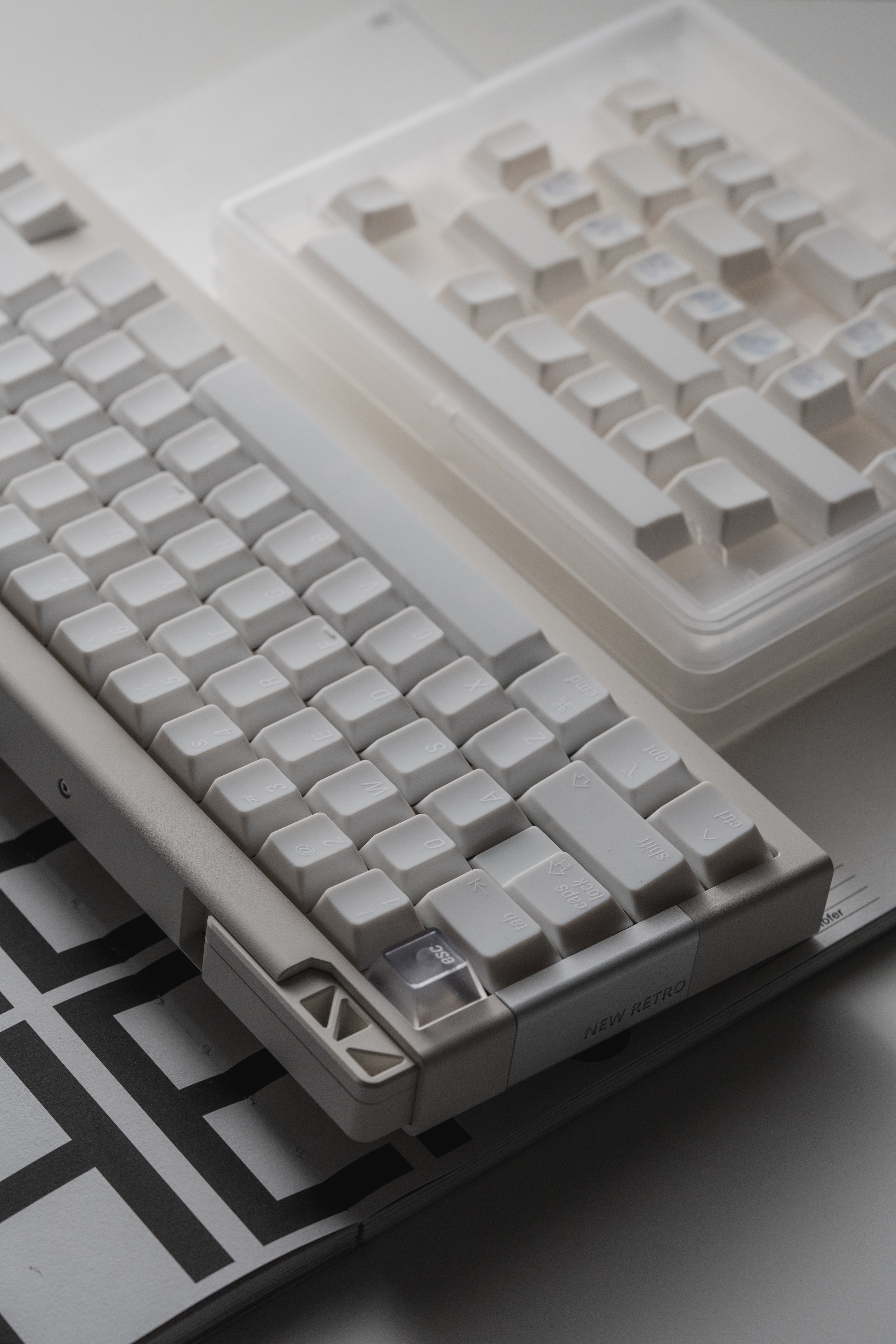 In Stock] LeleLab Hokkaido White Keycap Set