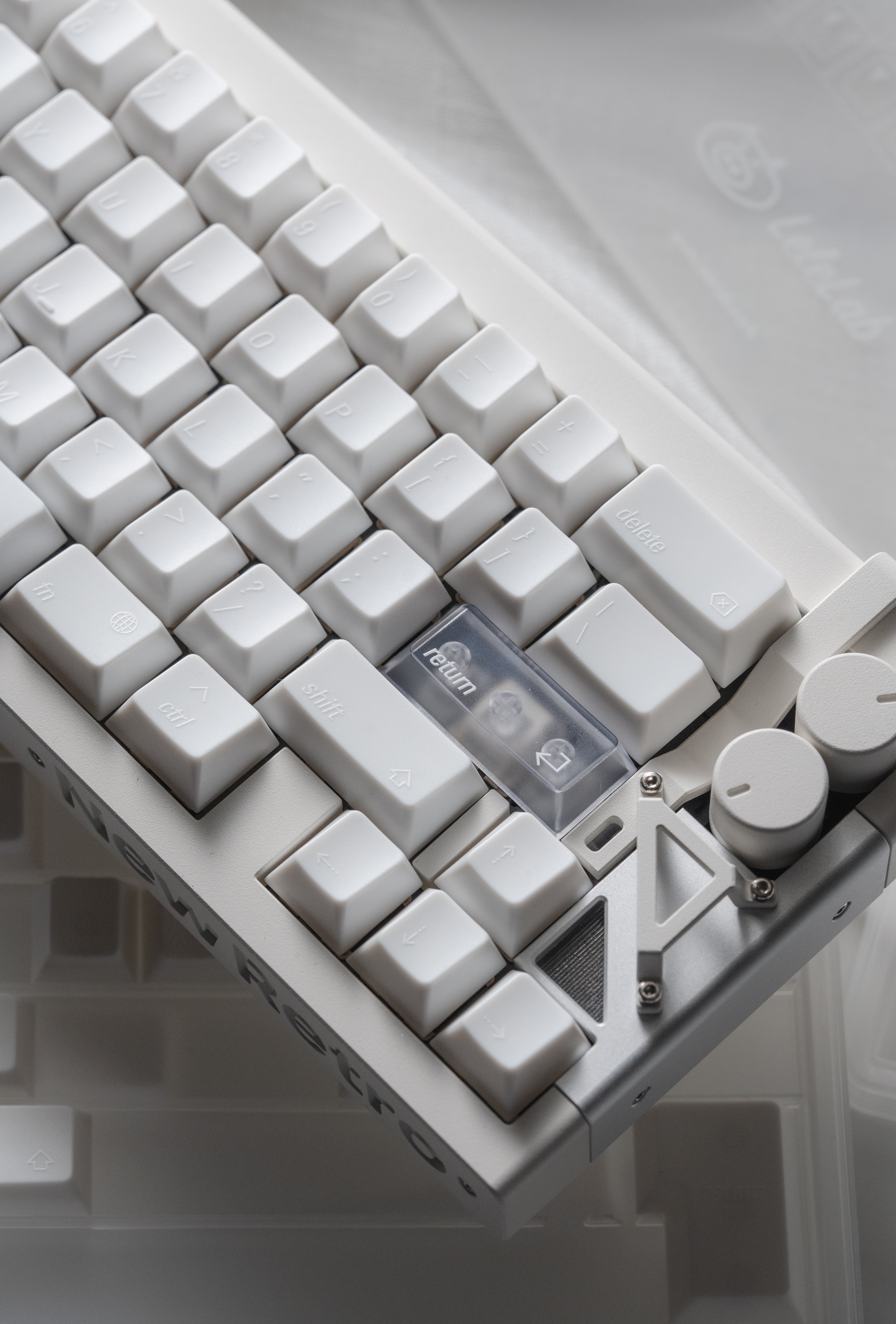 LeleLab Hokkaido White キーキャップ (ベースキット) In Stock] LeleLab Hokkaido White Keycap Set