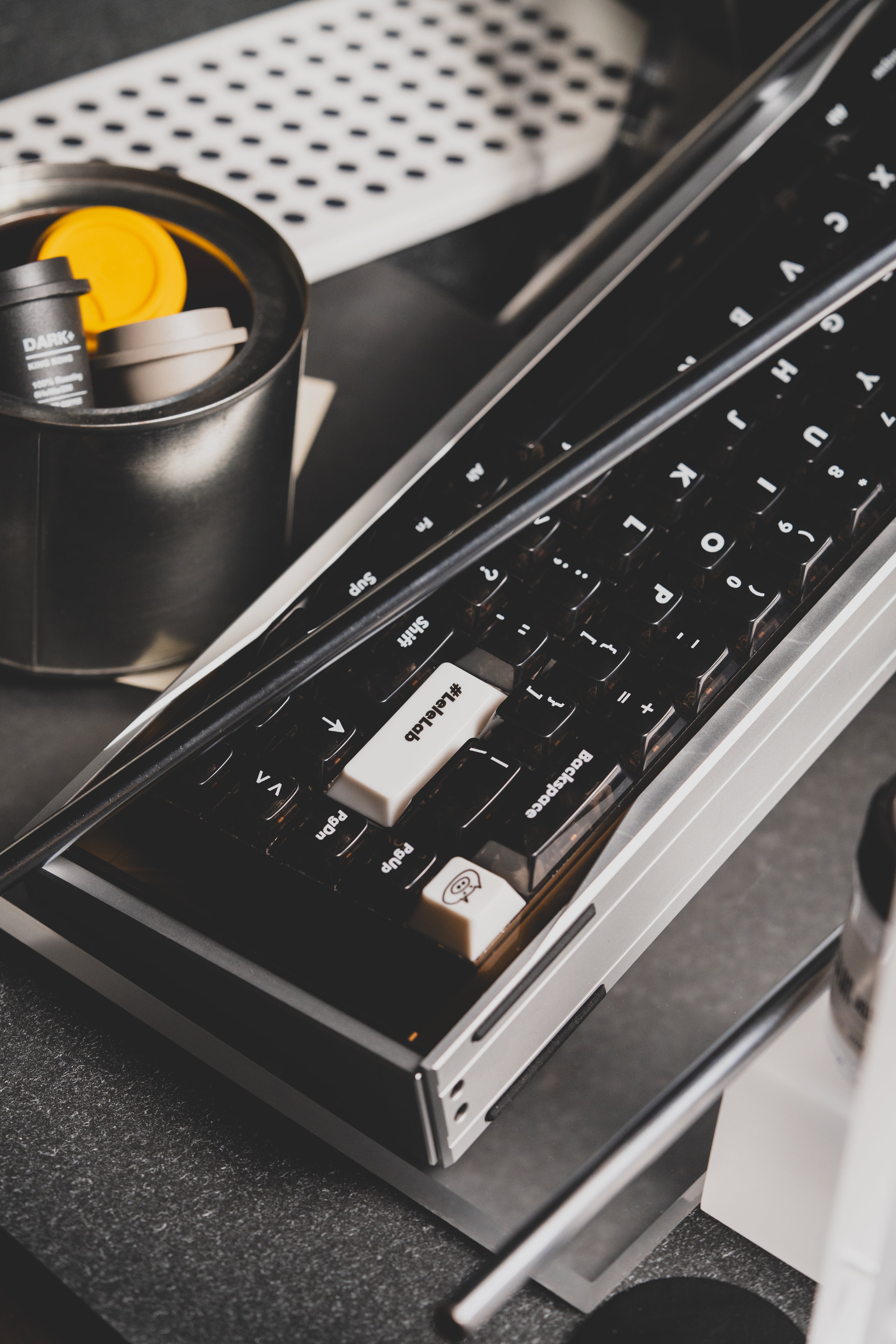 In Stock] LeleLab Supsup Black Keycap Set