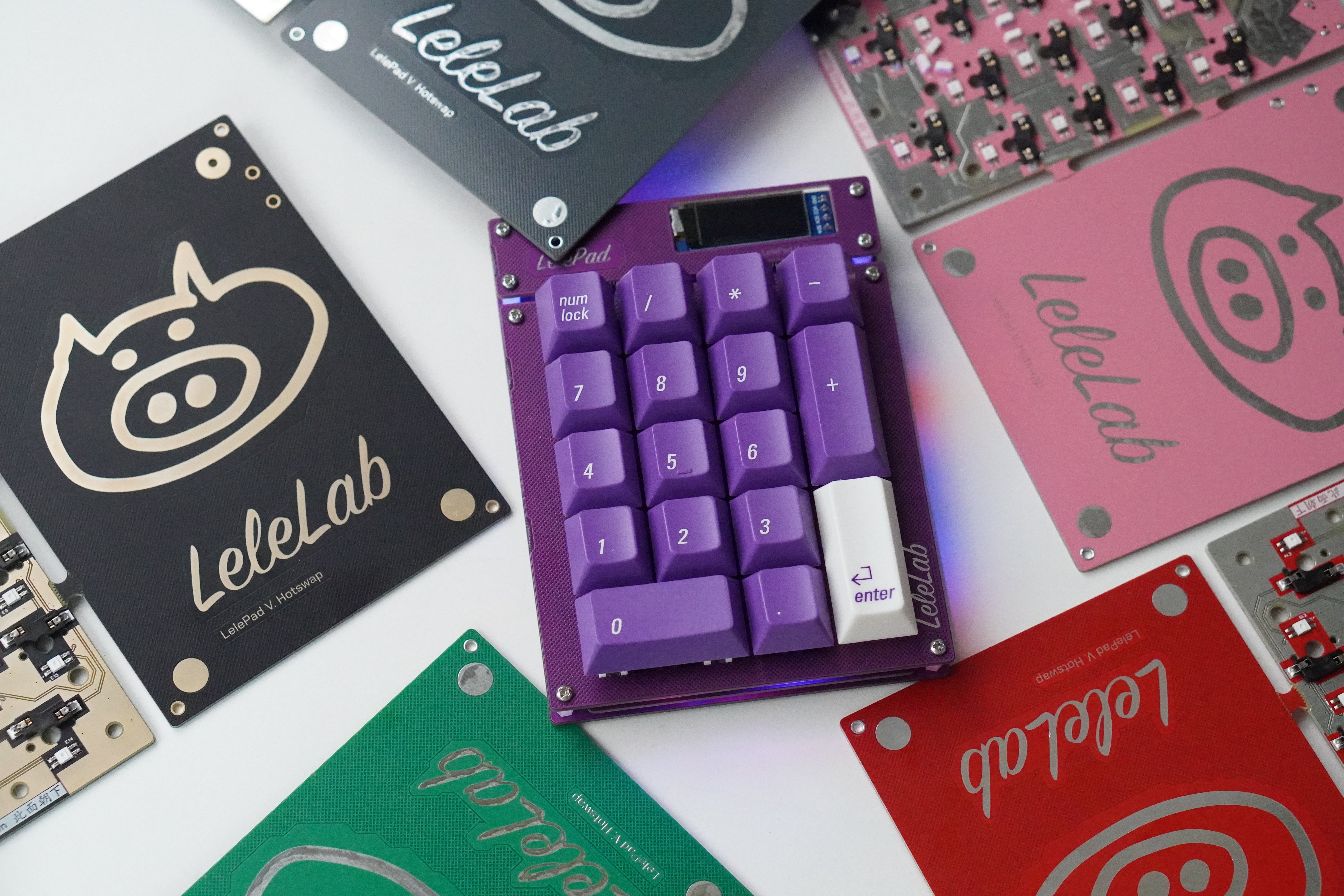 [In Stock] Lelepad Custom Numpad/Macropad Hotswappable Keyboard