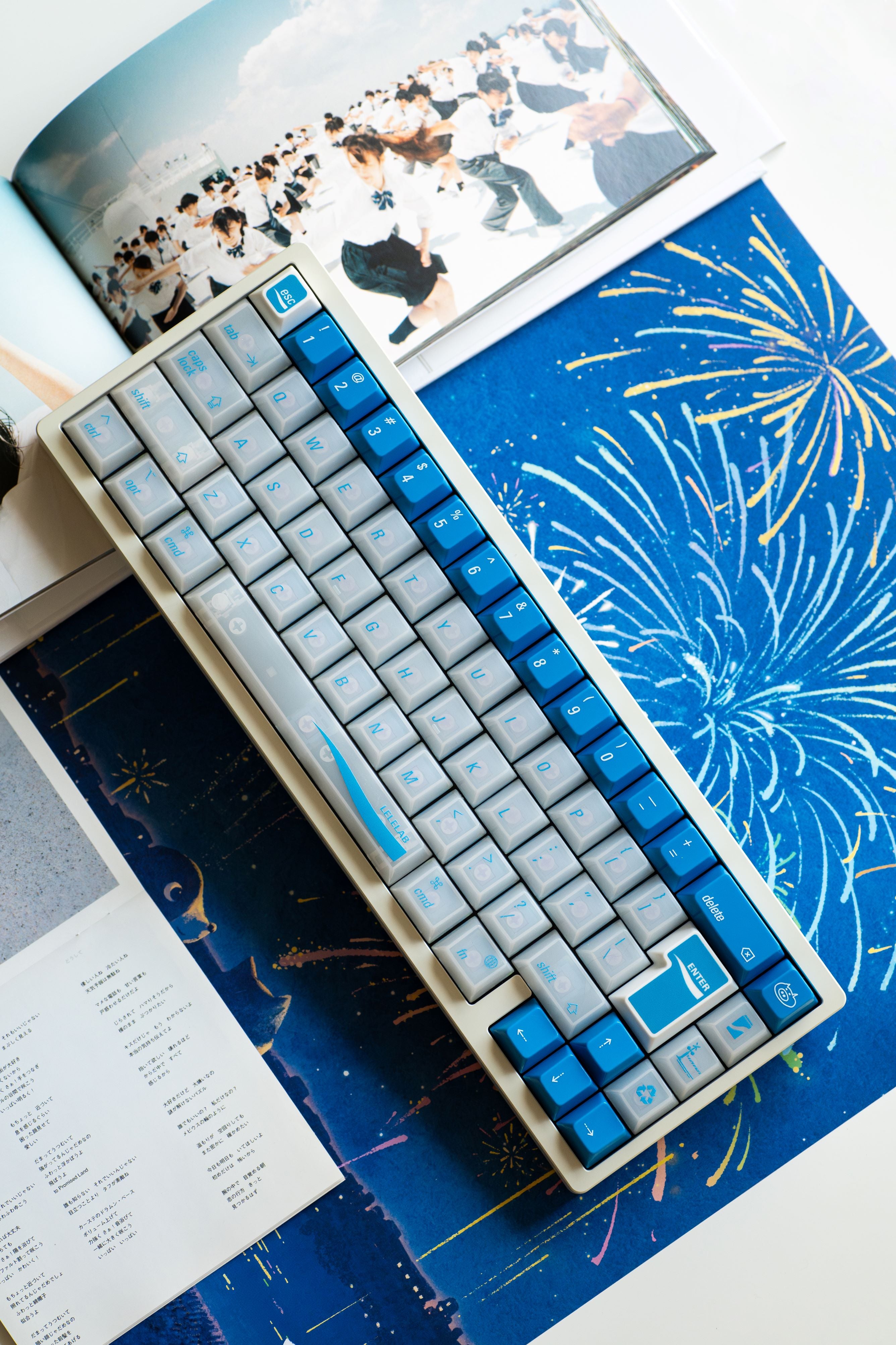 LeleLab Kamakura-Aoi Keycap Set