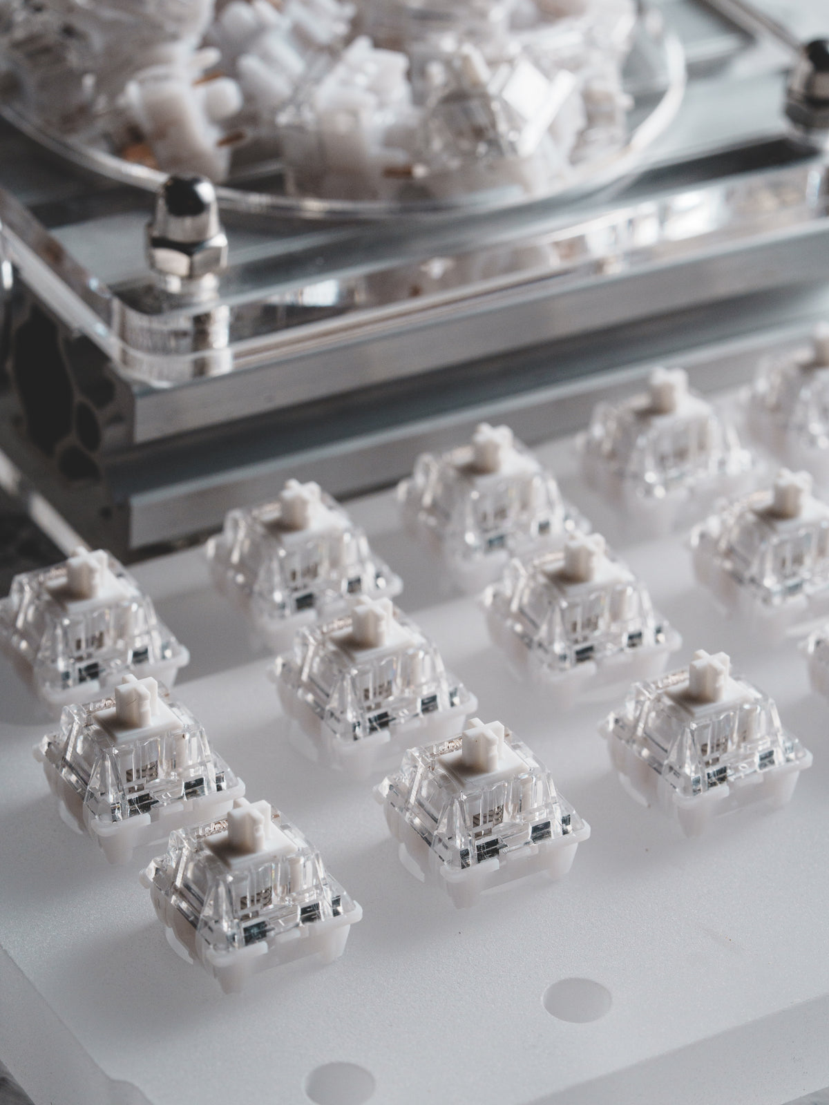 [In Stock] LeleDesign Phantom White Linear Switch