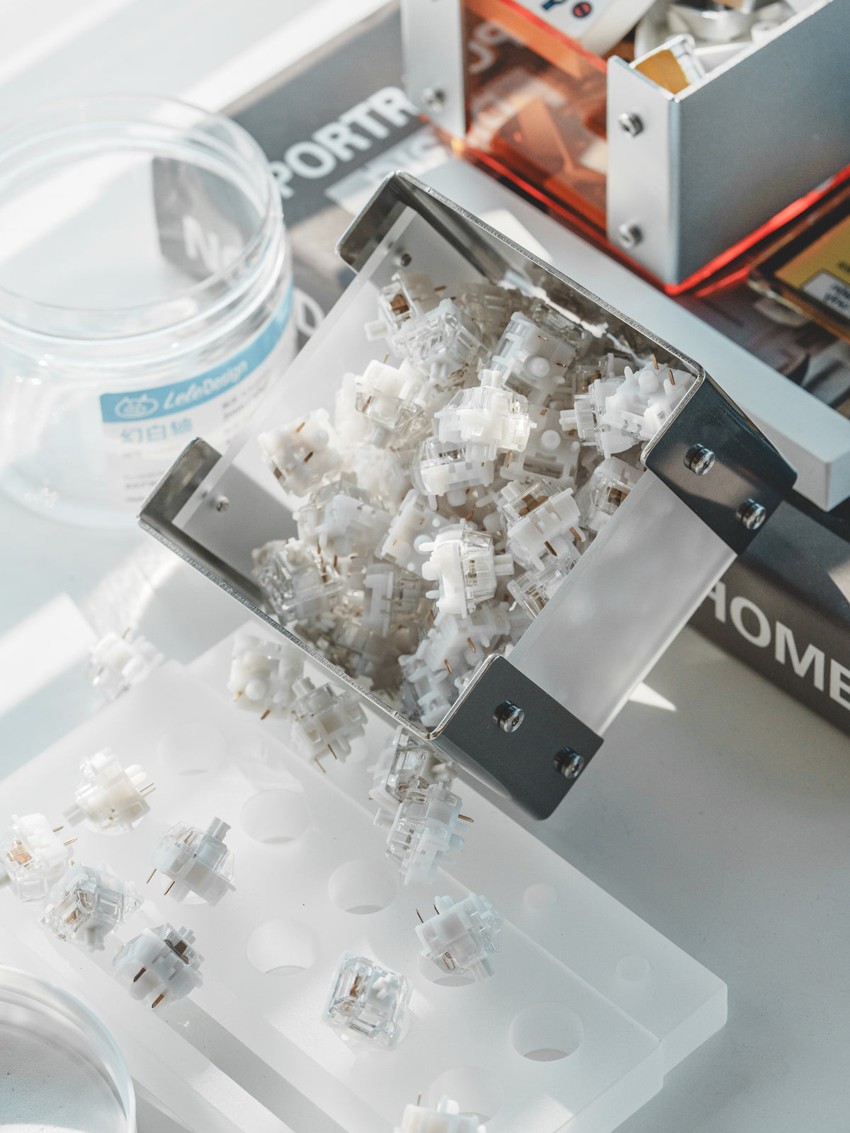 [In Stock] LeleDesign Phantom White Linear Switch