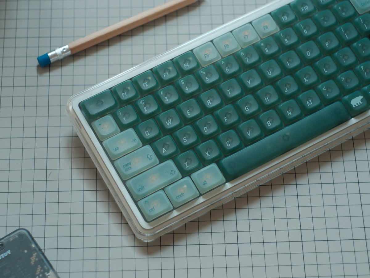 [In Stock] LeleDesign LowSup ForestGrey Keycaps Set