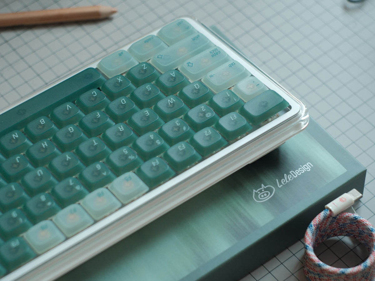 [In Stock] LeleDesign LowSup ForestGrey Keycaps Set